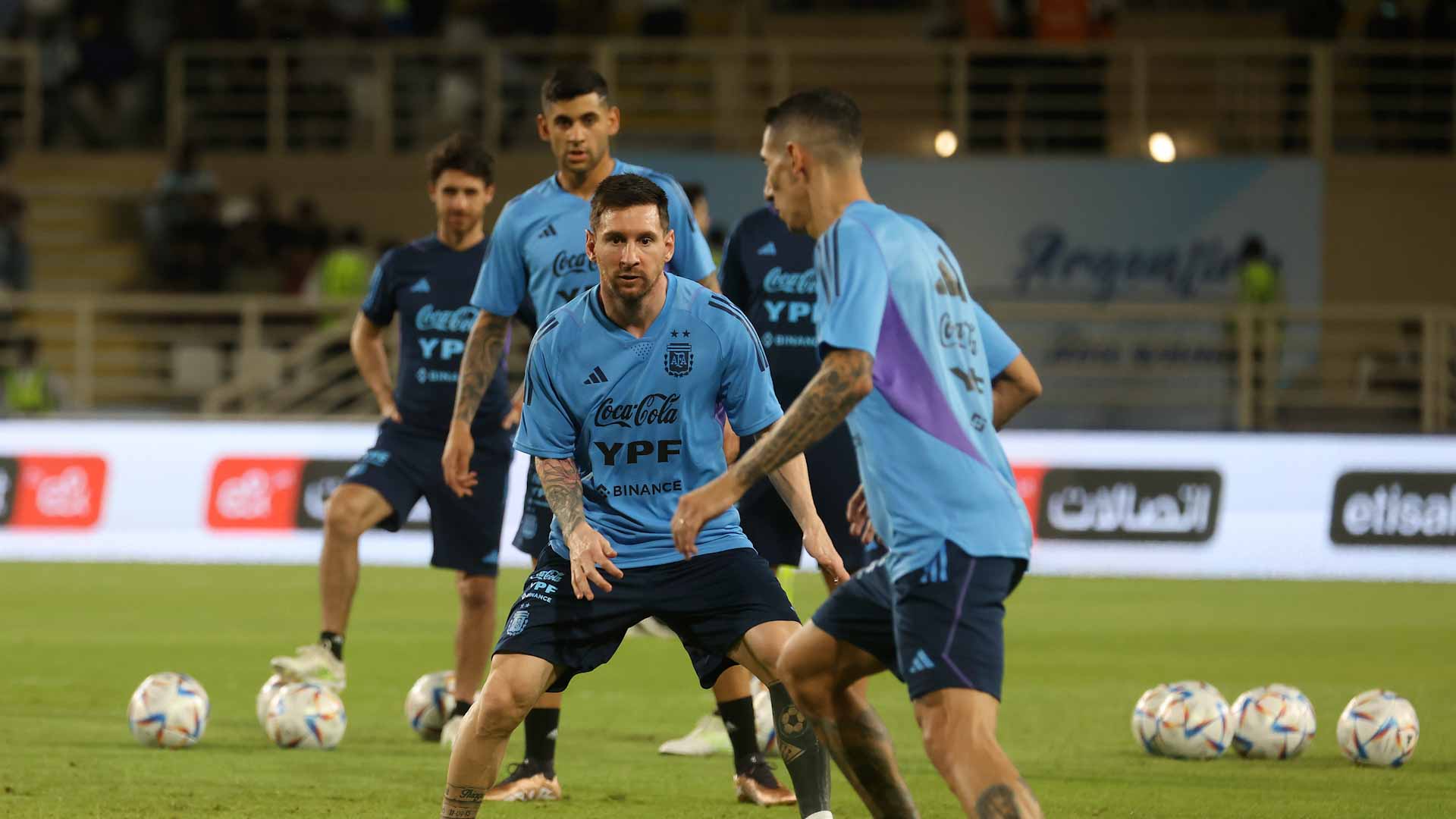 Image for the title: Messi cautious over Argentina World Cup chances 