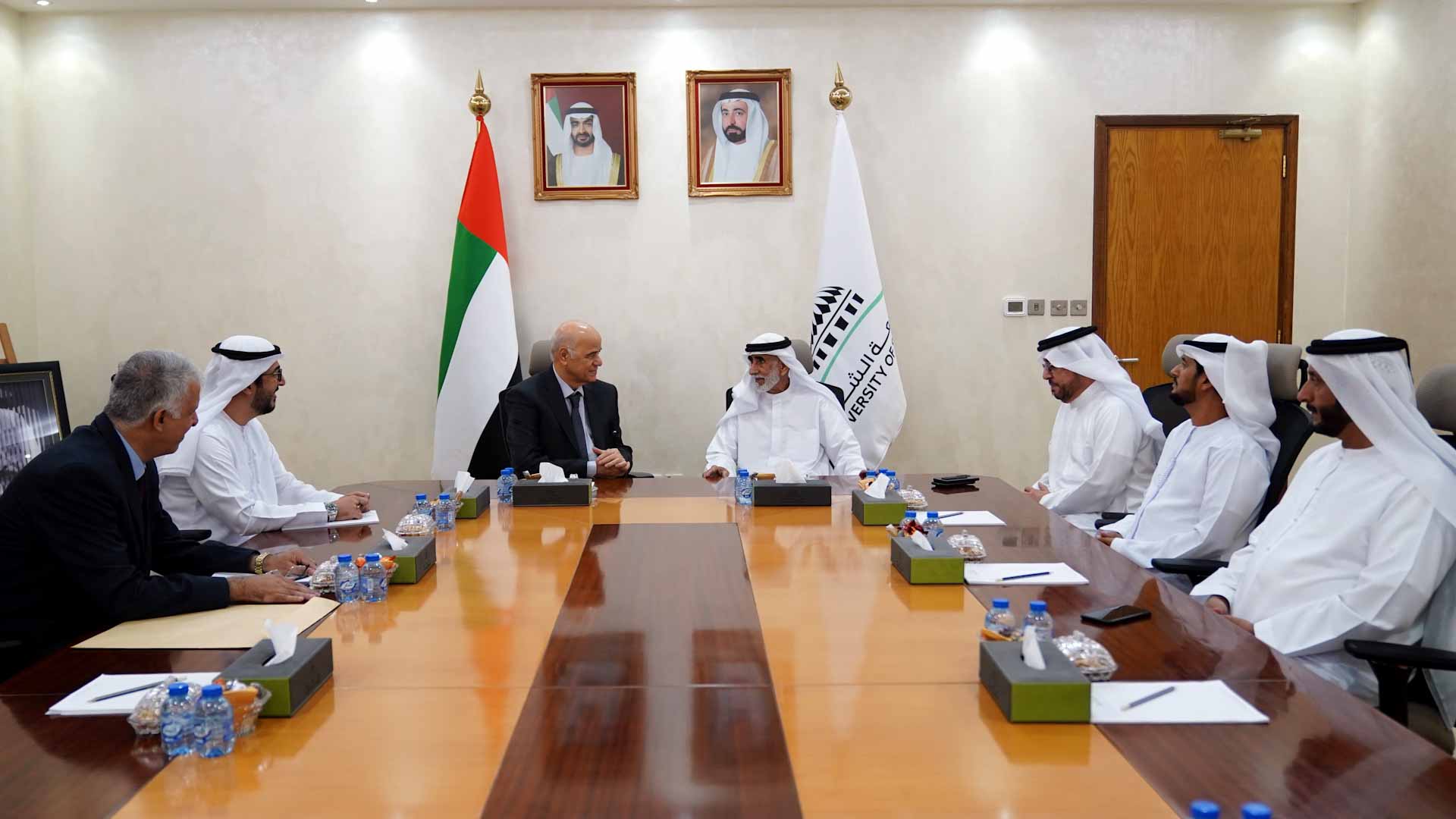 صورة بعنوان: جامعة الشارقة تستقبل وفداً من مجلس أولياء الطلبة بالمنطقة الوسطى  
