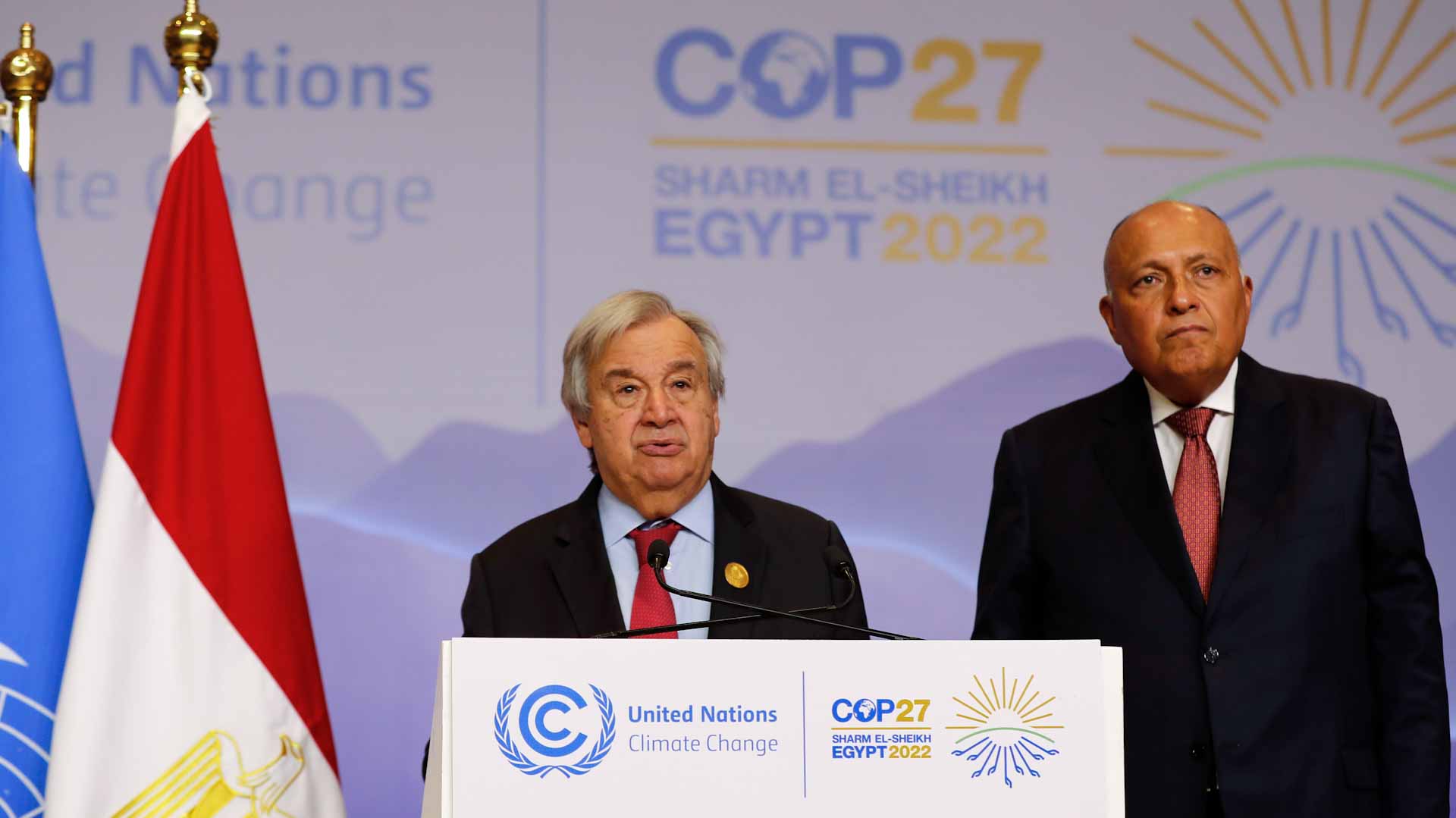 Image for the title: UN chief says stop 'blame game' at deadlocked climate talks 
