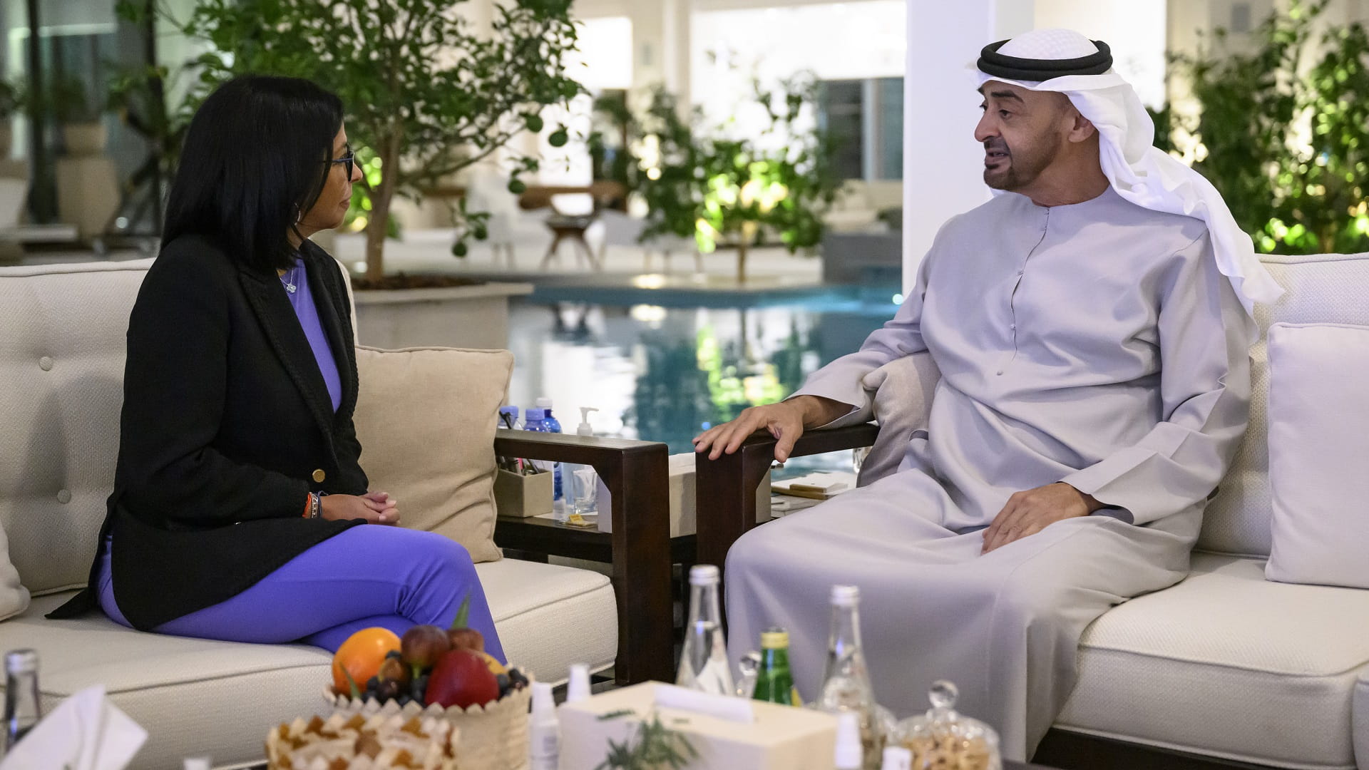 Image for the title: UAE President receives Vice President of Venezuela 