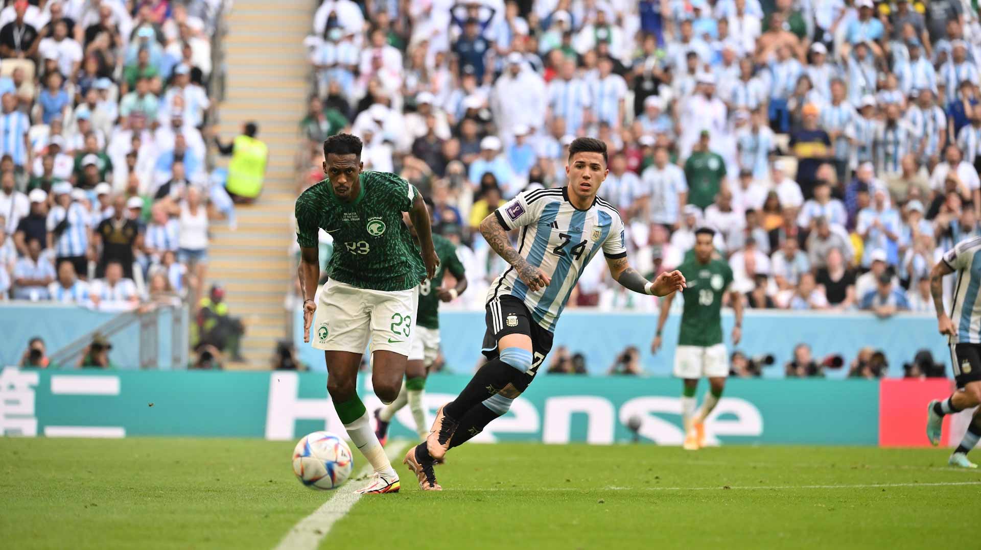 Image for the title: Saudi Arabia beats Argentina in seismic upset 