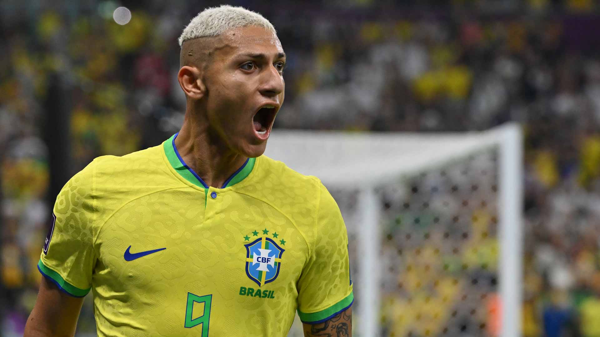Image for the title: Richarlison of Brazil flourishes in the World Cup spotlight 