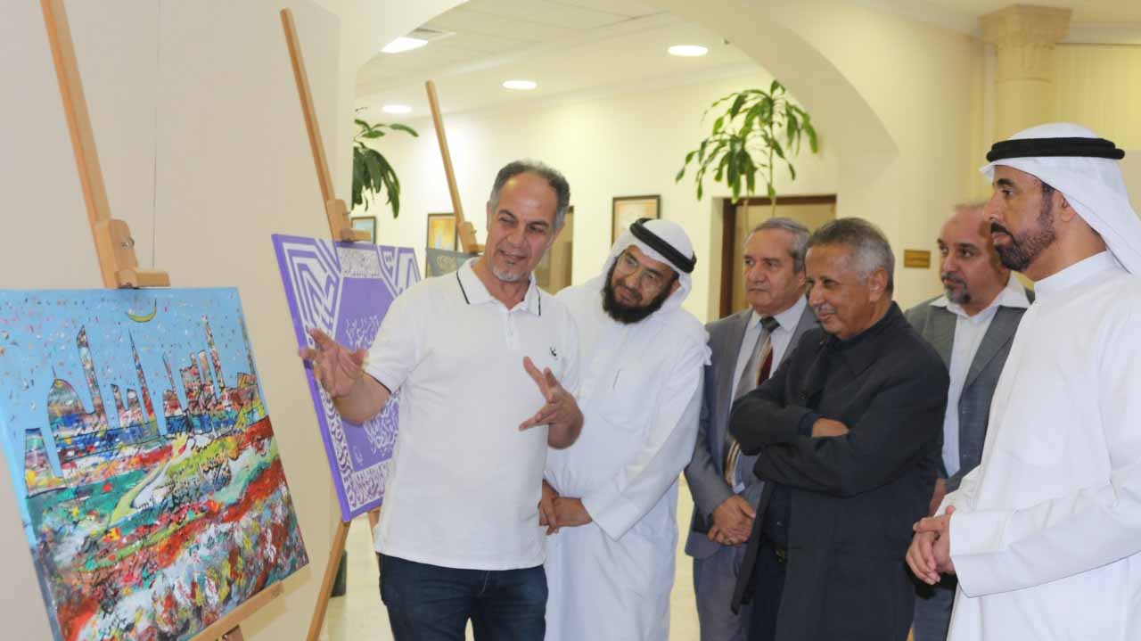 Image for the title: 22 paintings in "Love of UAE" at Arab Cultural Club 