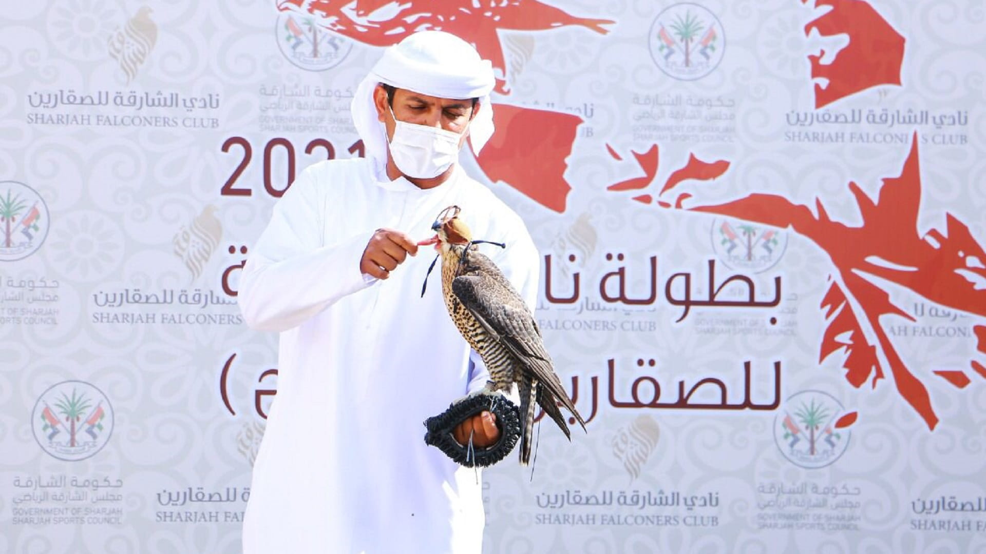 Image for the title: 'Al Wusta' covers Sharjah Falconry Championship 2022 