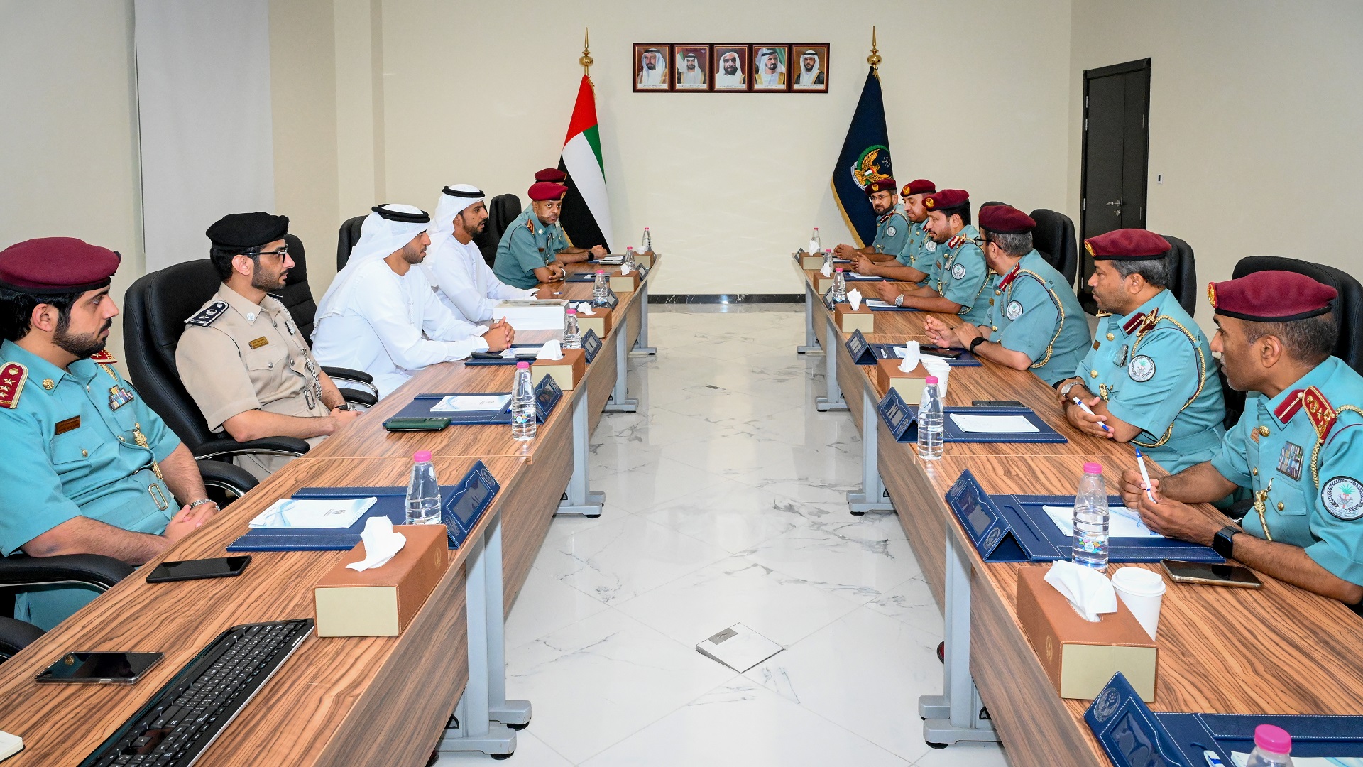 Image for the title: Sharjah Police receives Ministry of Interior’s delegation 