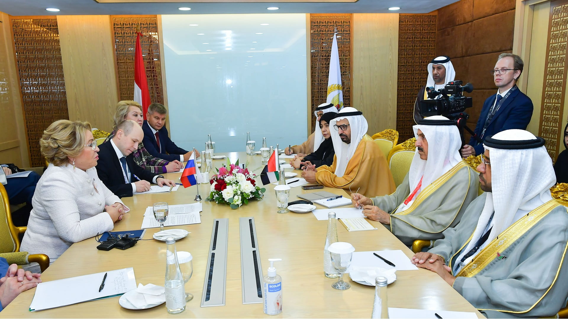 Image for the title: FNC, Russian Federation Council enhance parliamentary cooperation 