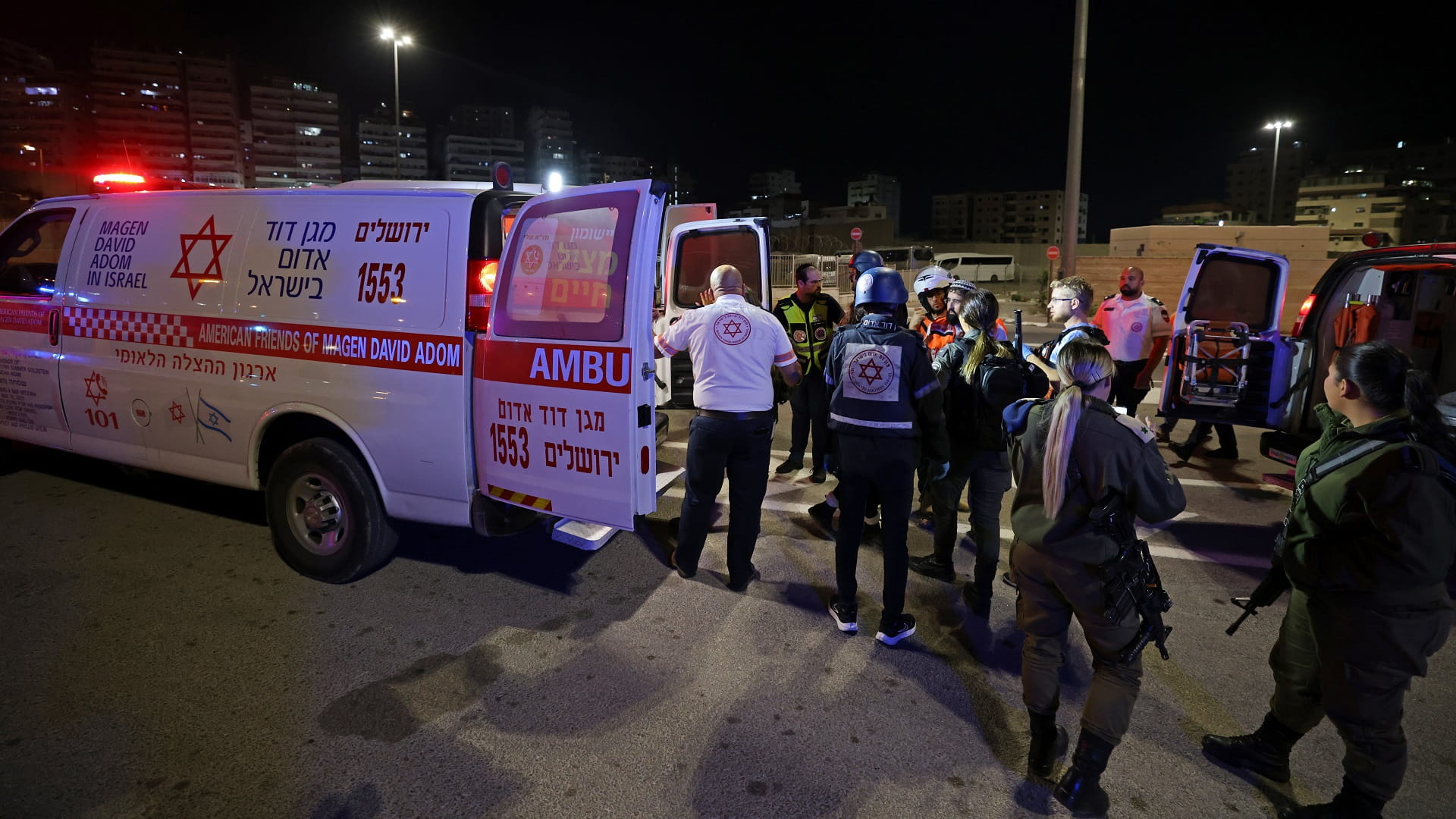 Image for the title: Two Israelis shot at east Jerusalem checkpoint 