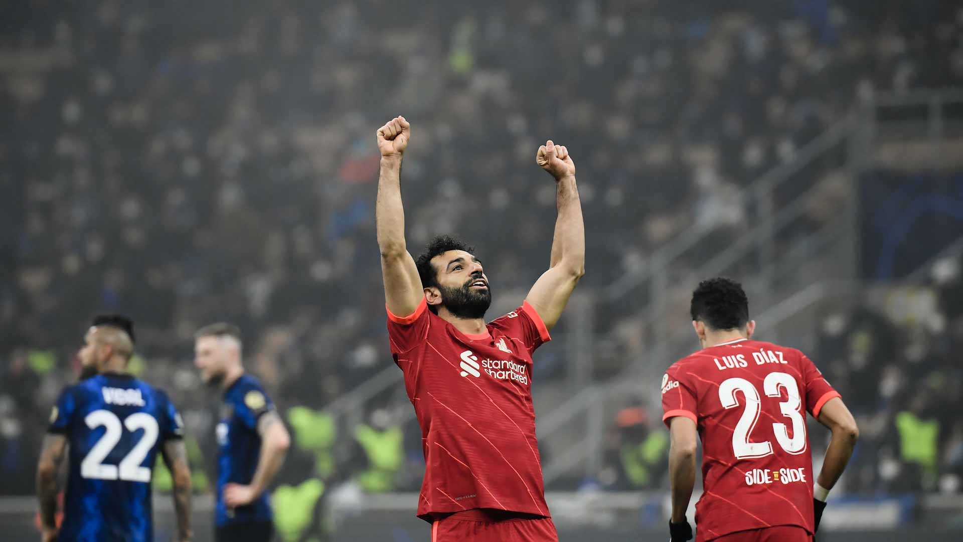 Image for the title: Liverpool's Klopp banking on Salah to resume best form 