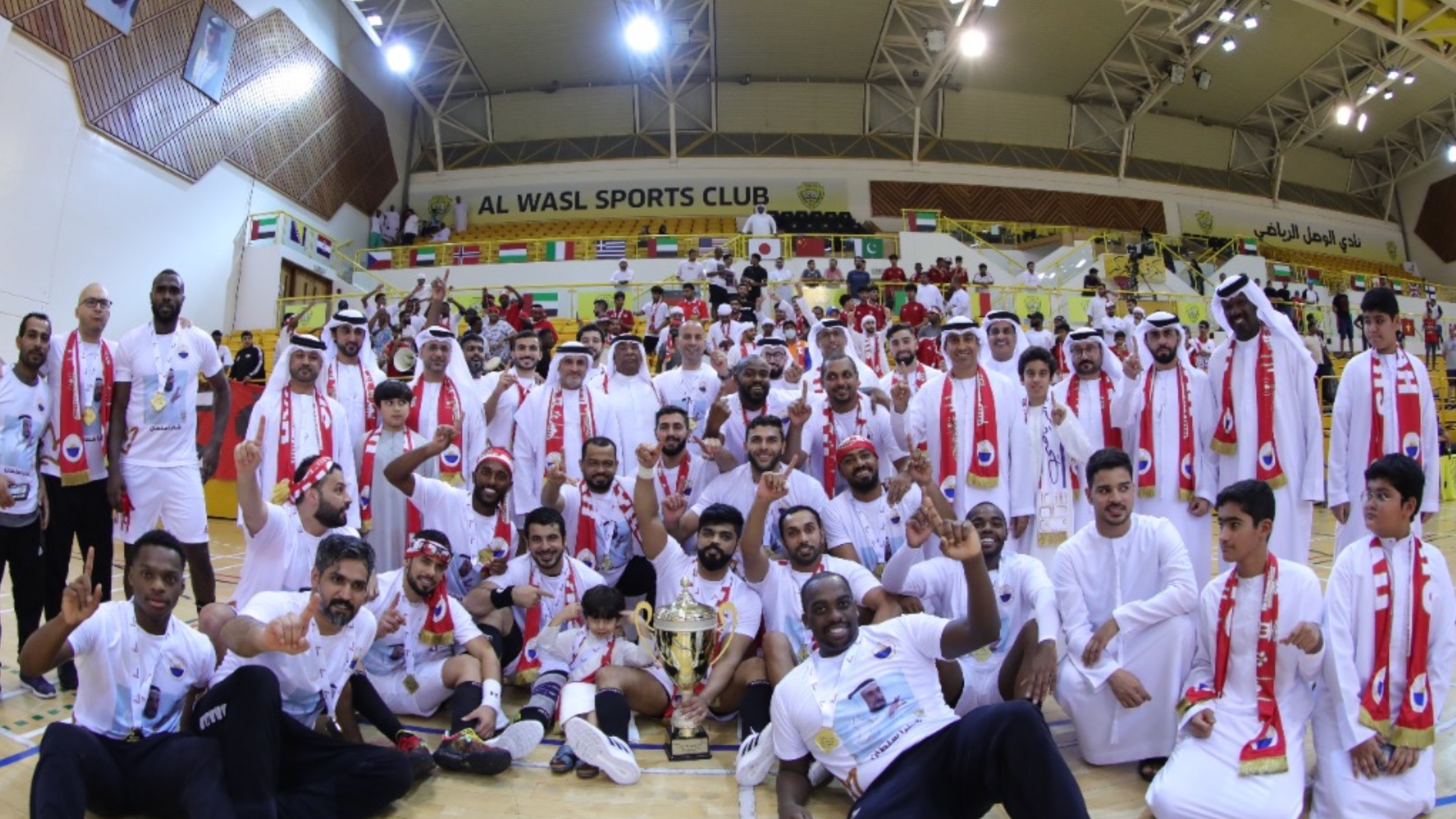 Image for the title: Sharjah win five straight handball Super Cups 