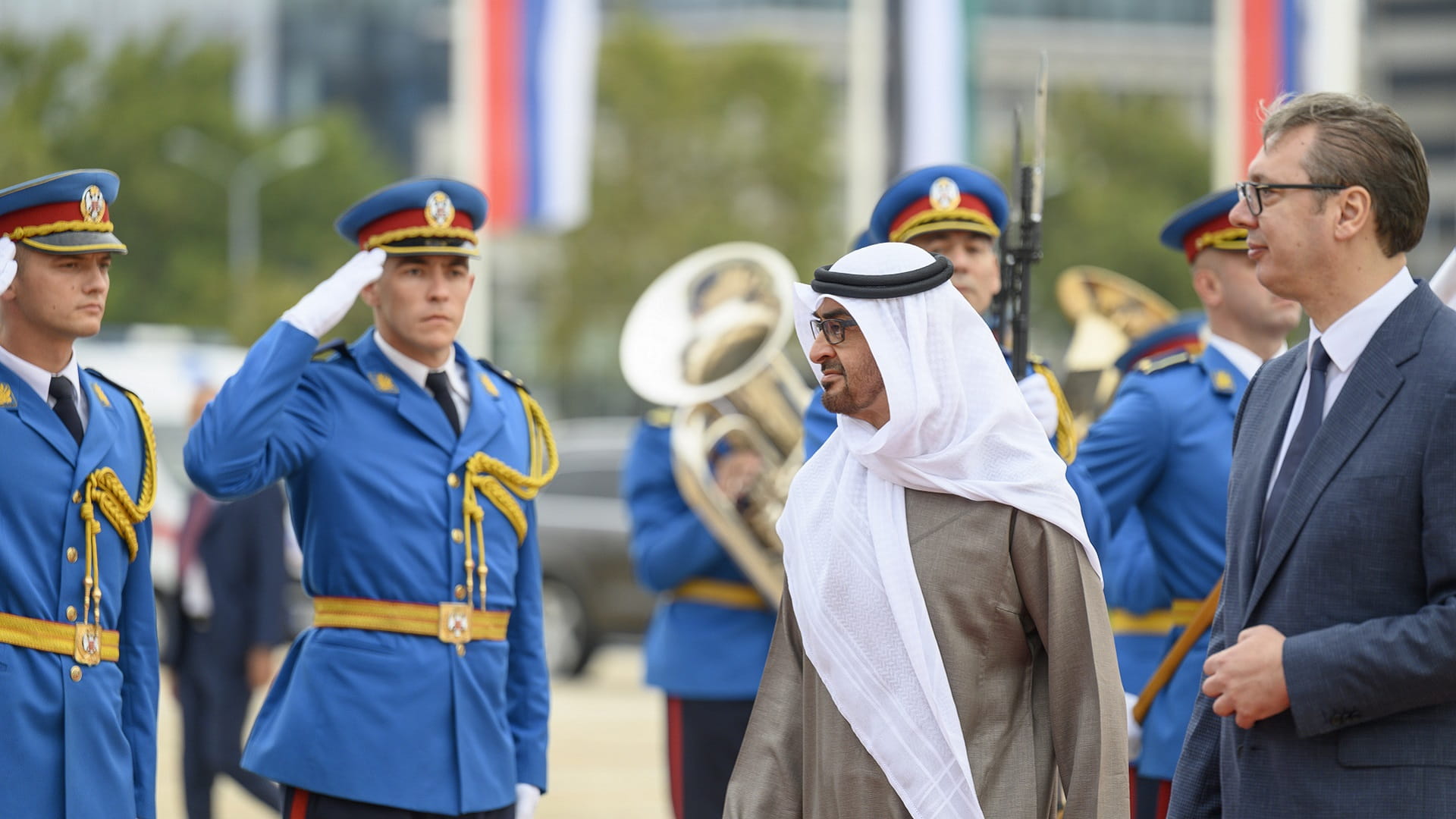 Image for the title: UAE and Serbian Presidents discuss bilateral relations in Belgrade 