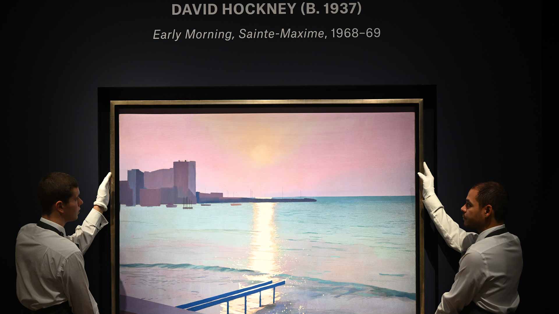 Image for the title: David Hockney ode to French Riviera sells for £24 million 