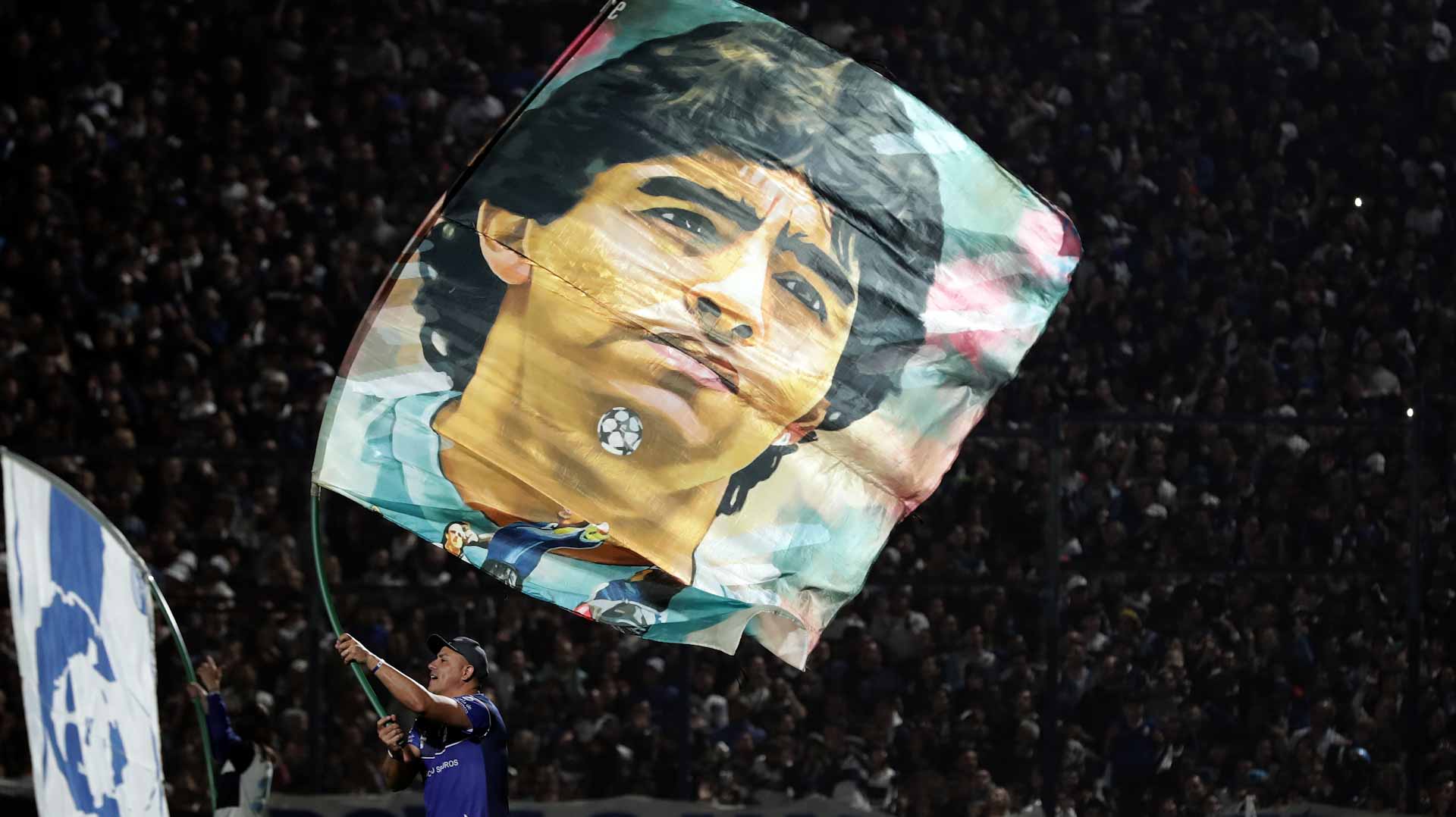 Image for the title: Maradona's 'Hand of God' ball to go up for auction 