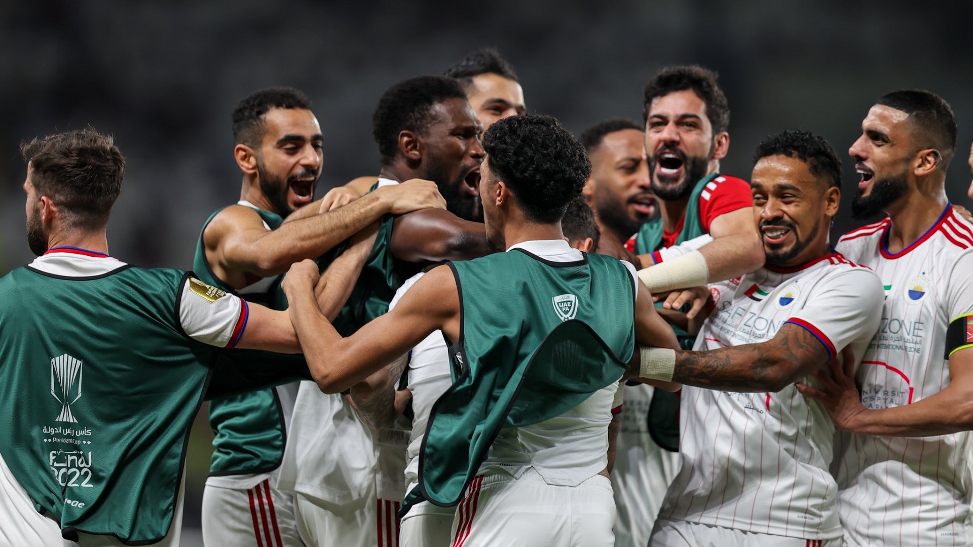 Image for the title: Sharjah beat Al Wahda 1-0, crowned President's Cup champion 