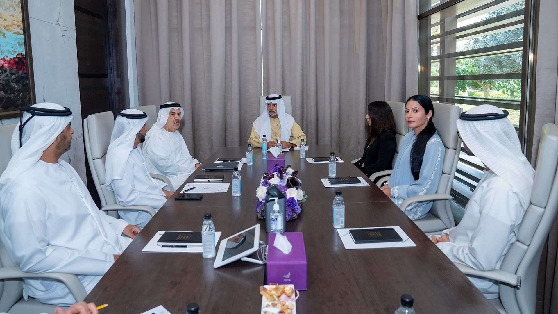 Image for the title: Nahyan bin Mubarak lauds efforts of partners of Sandooq Al Watan 