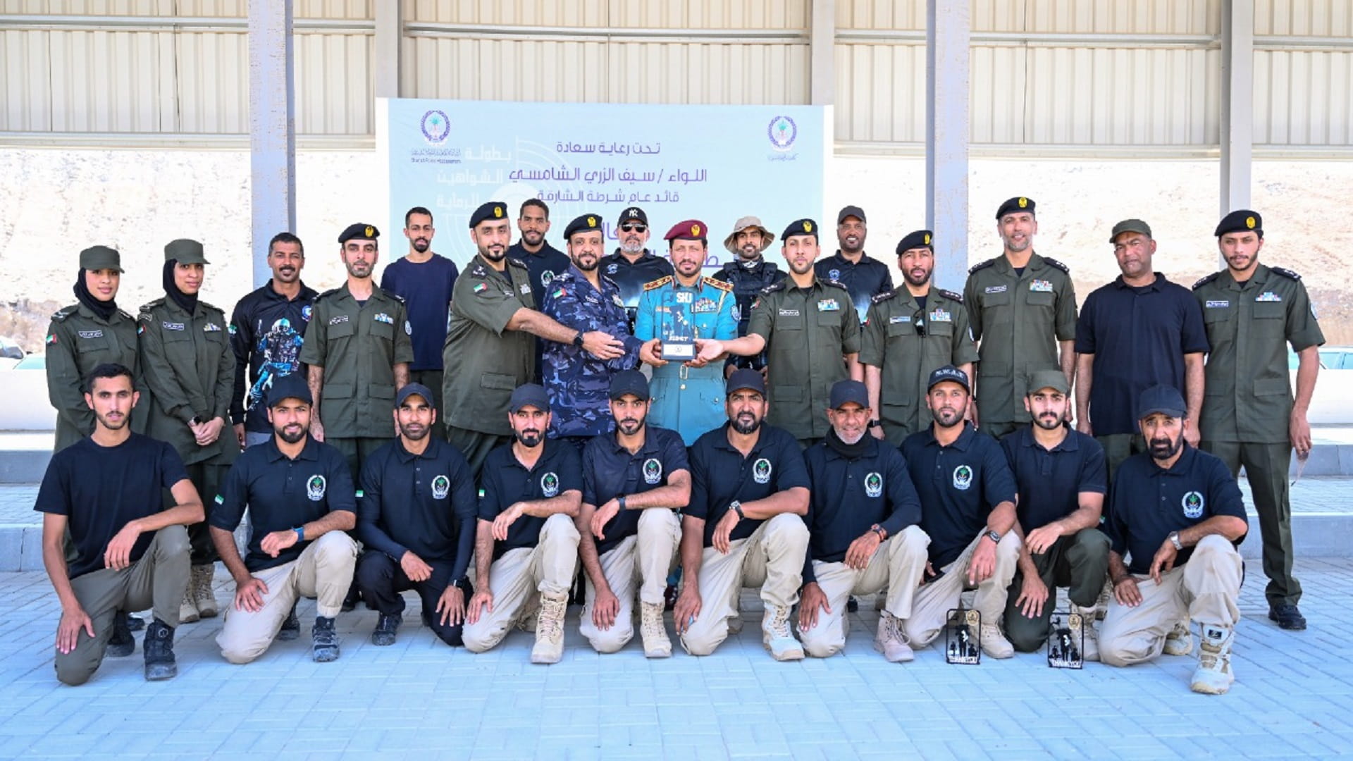 Image for the title: Al Shamsi attends conclusion of "Al Shawaheen Championship" 