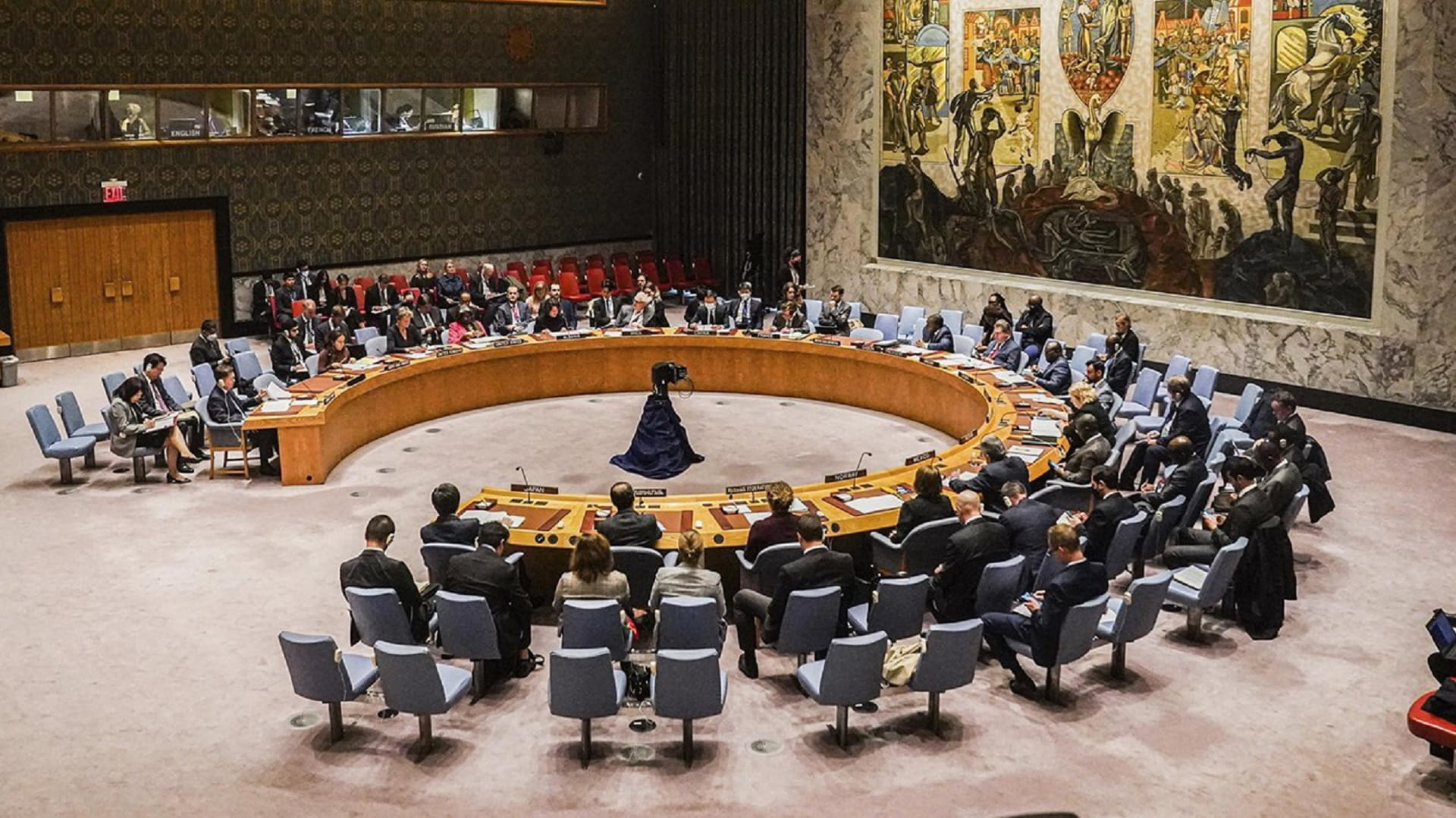 Image for the title: UNSC condemns Houthi’s attacks on Yemen's Al-Dabba Terminal 