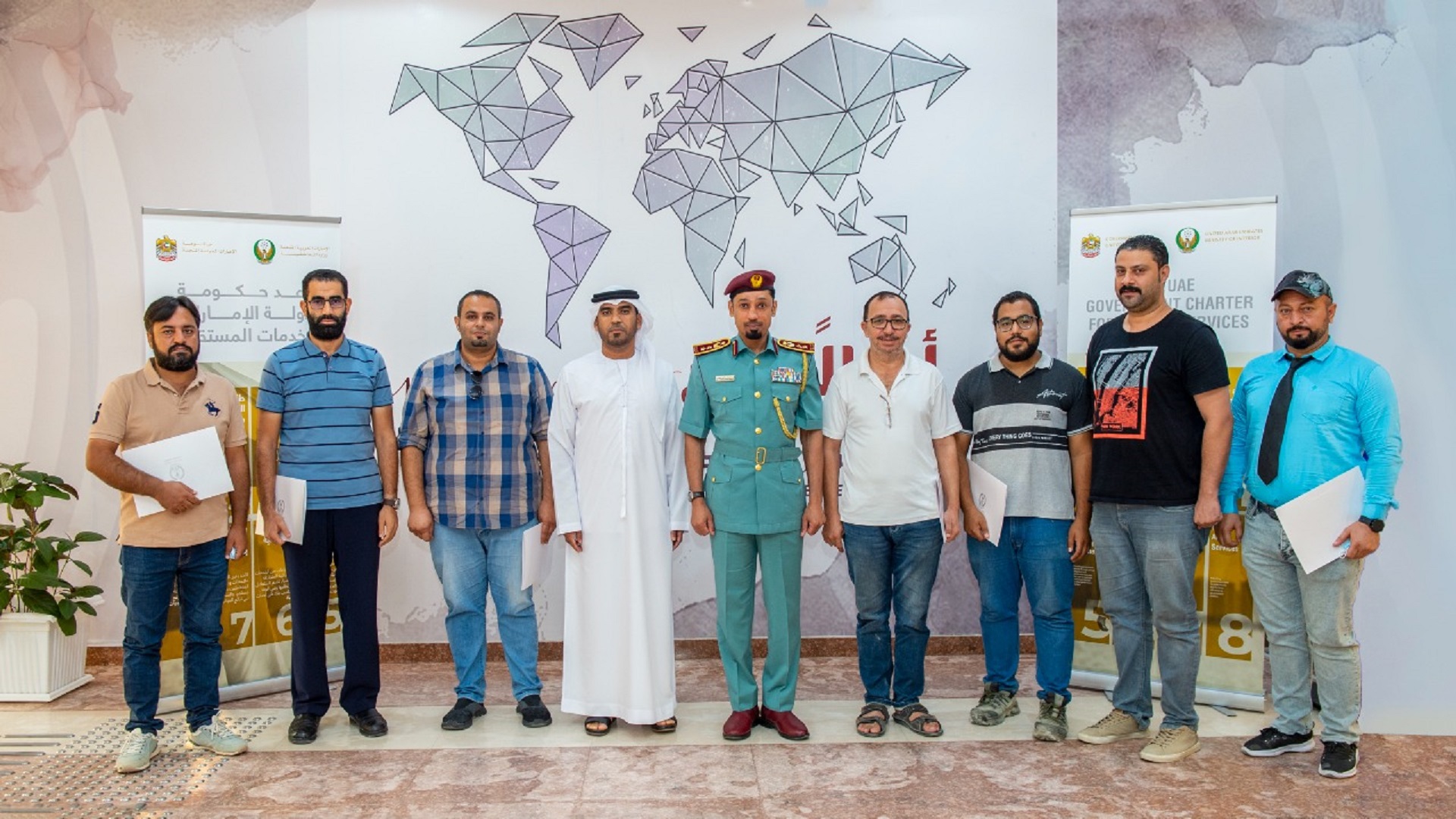 Image for the title: ERPD honours construction companies in Khorfakkan 