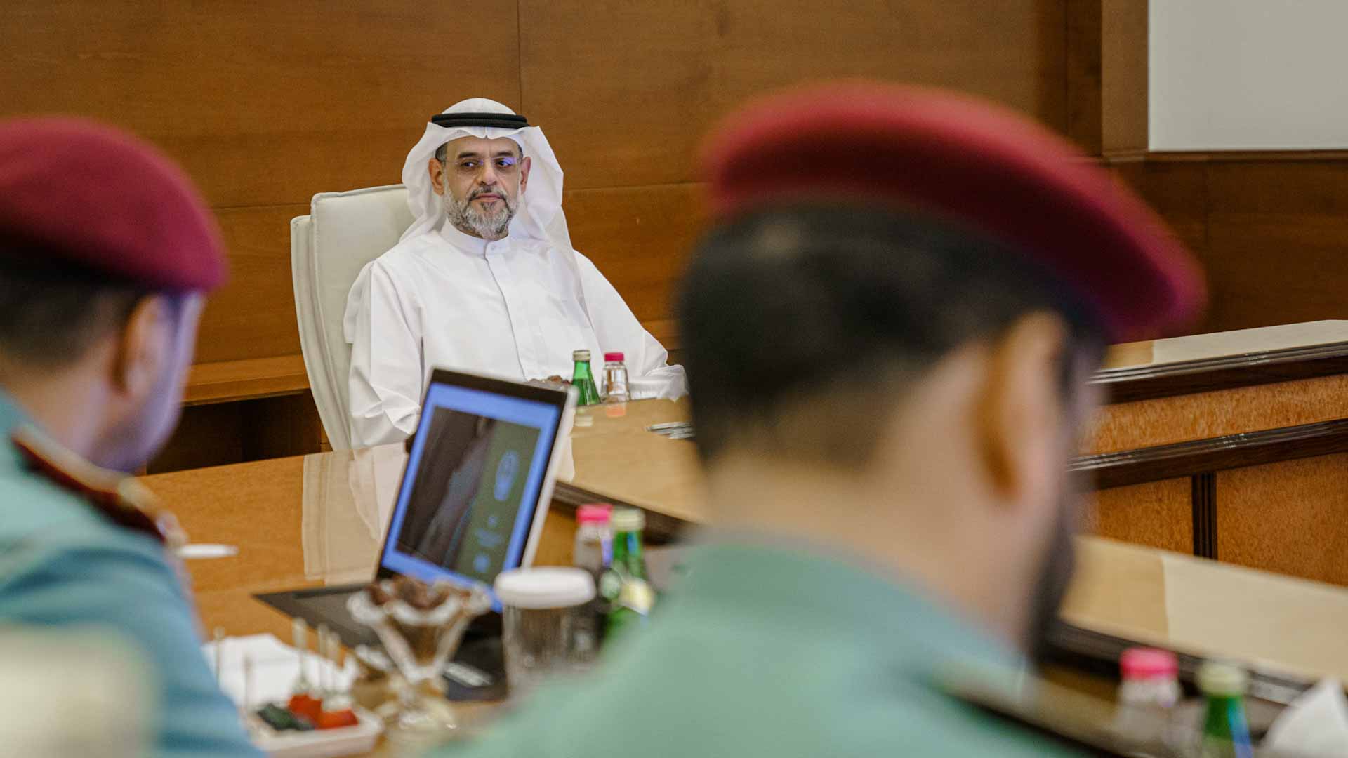 Sharjah Crown Prince Chairs Police Sciences Academy Meeting