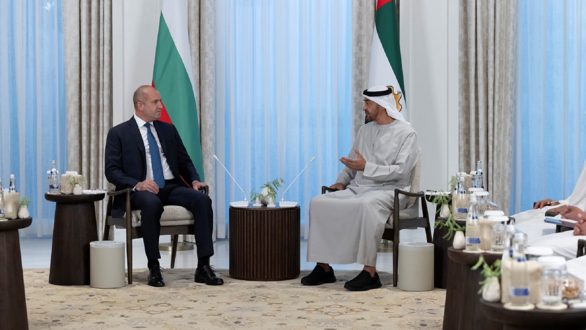 Image for the title: UAE, Bulgarian Presidents review strengthening relations 