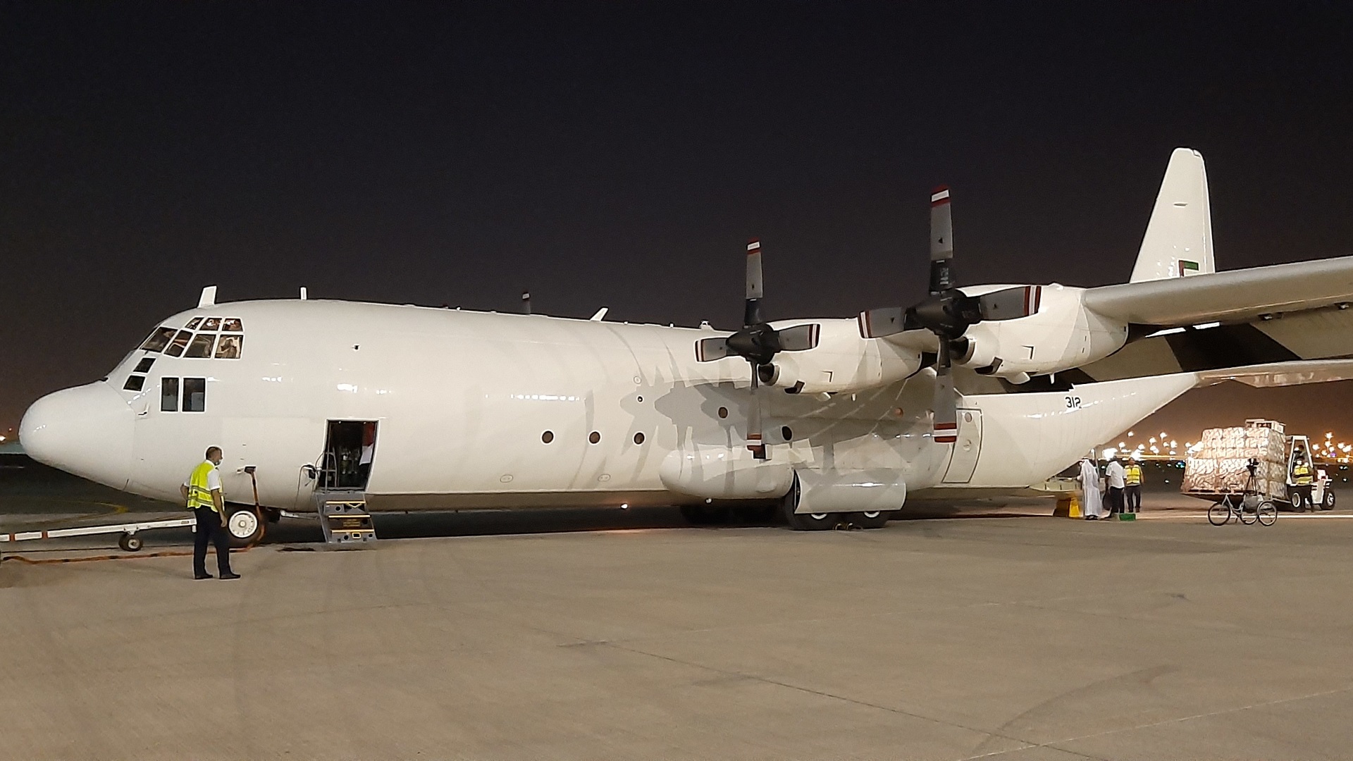 Image for the title: MBRGI sends its first aid plane to Pakistan 