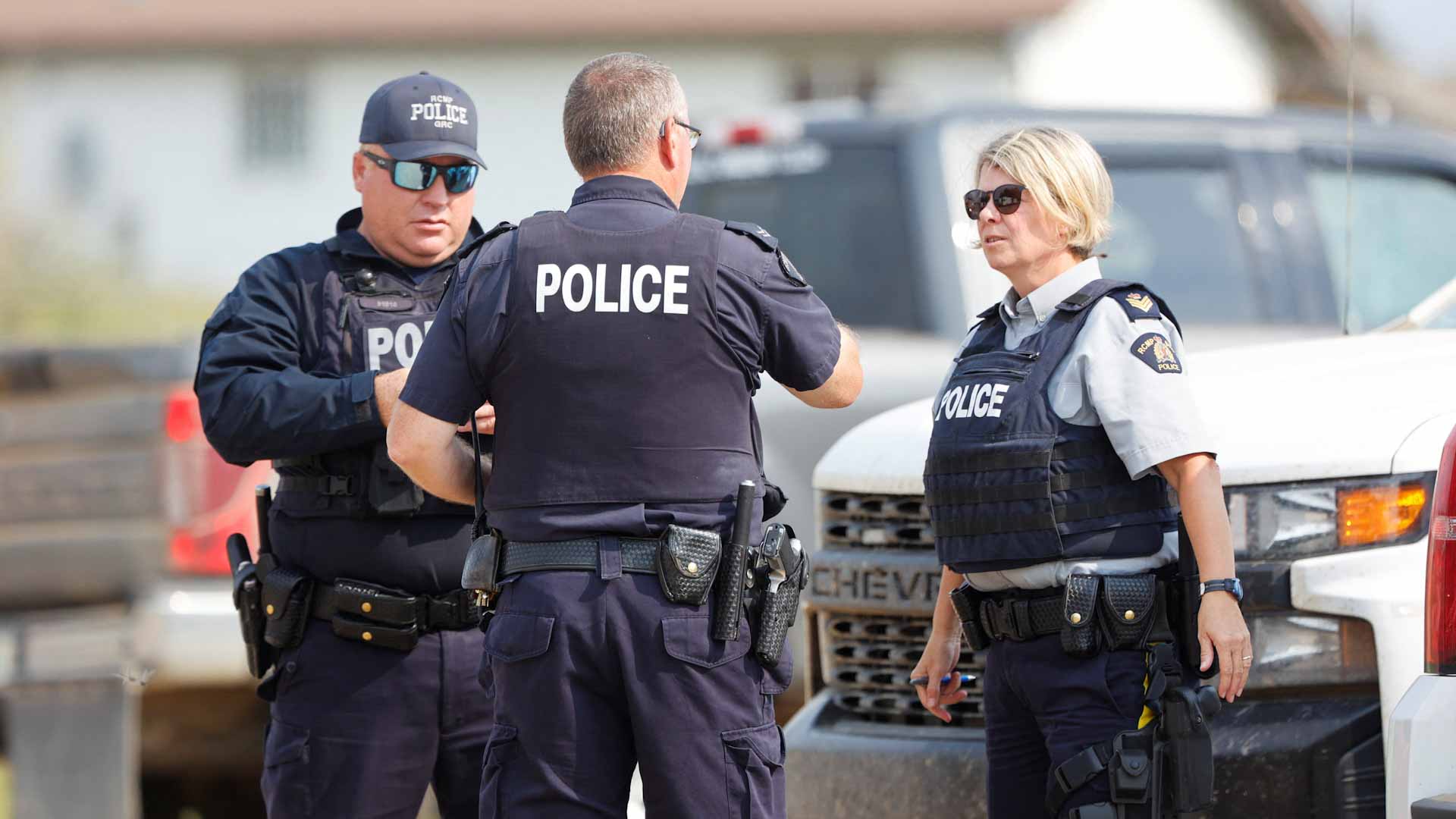 Image for the title: Suspects on the run after deadly Canada stabbing rampage 