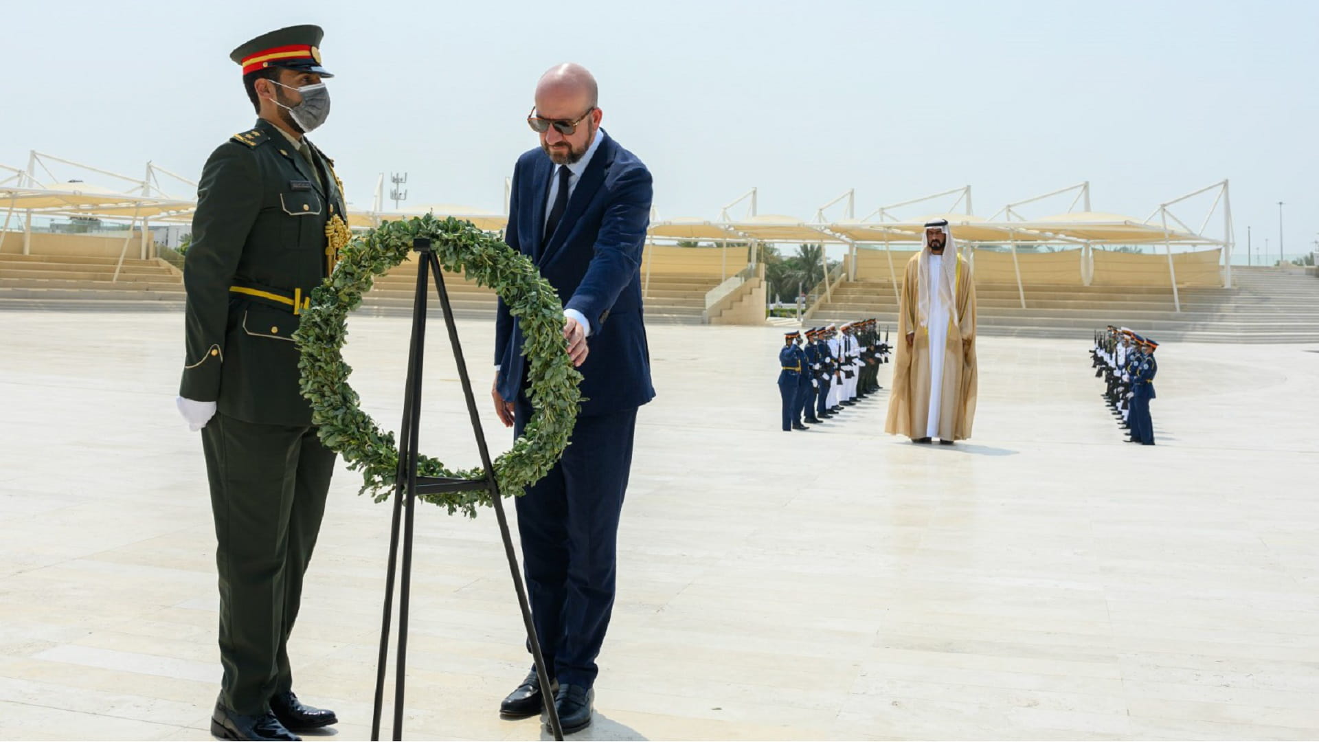 Image for the title: European Council President visits Wahat Al Karama 
