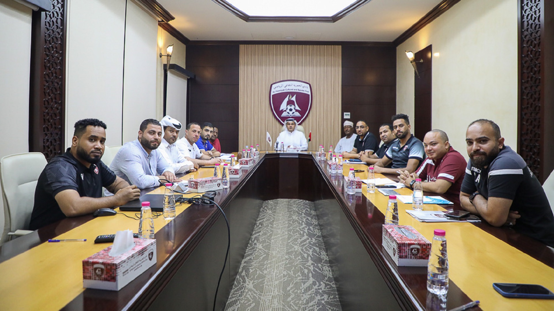 Image for the title: Juma Al Shamsi holds first seasonal meeting with employees