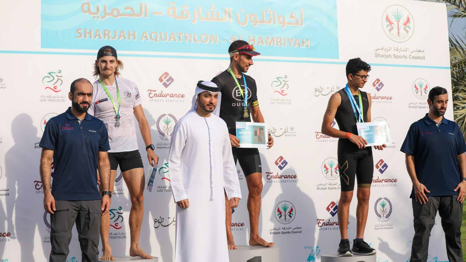 Image for the title: SSC organises Al Hamriyah Aquathlon with 200 participants 