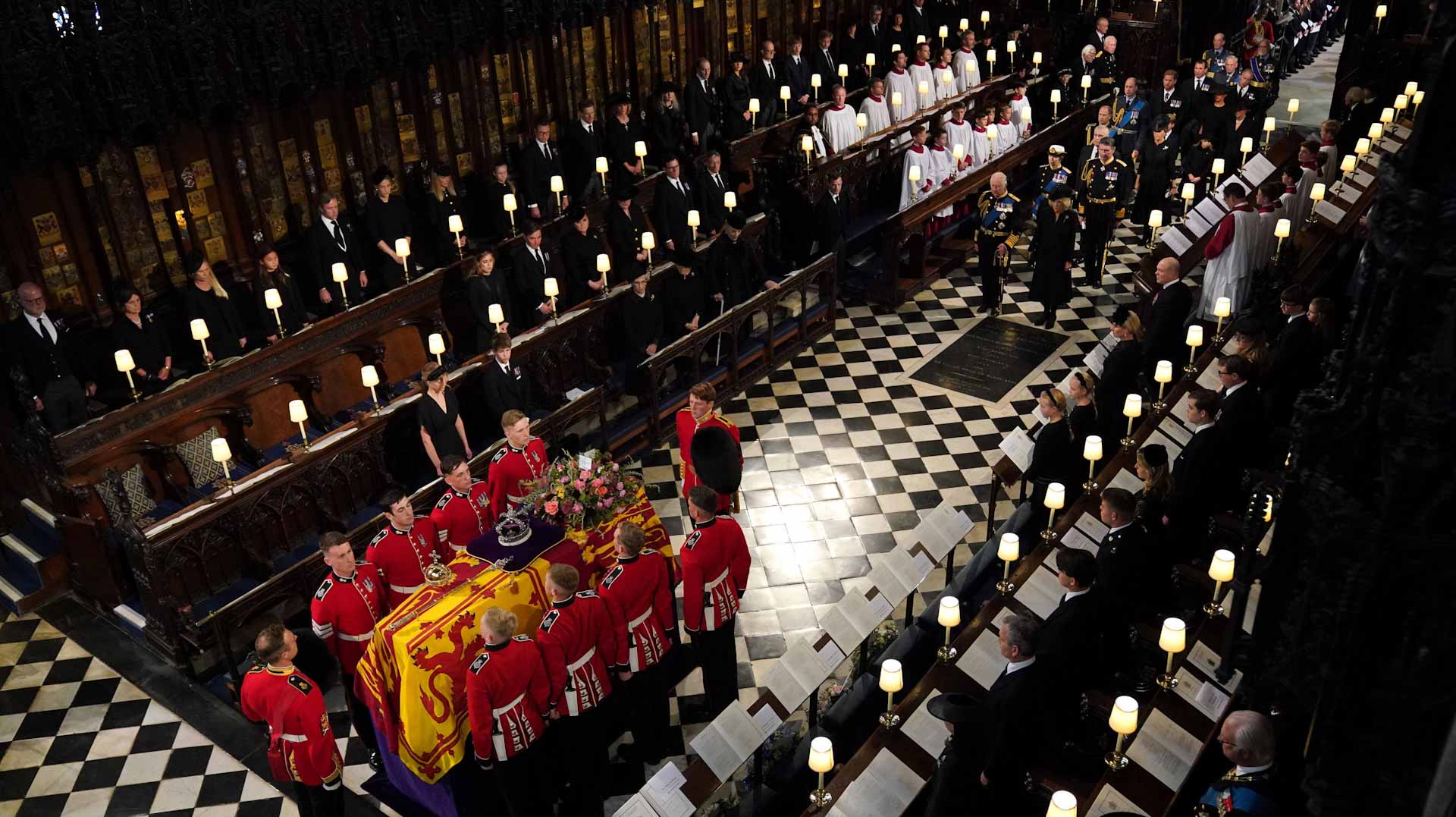 Image for the title: Queen Elizabeth II buried in Windsor 