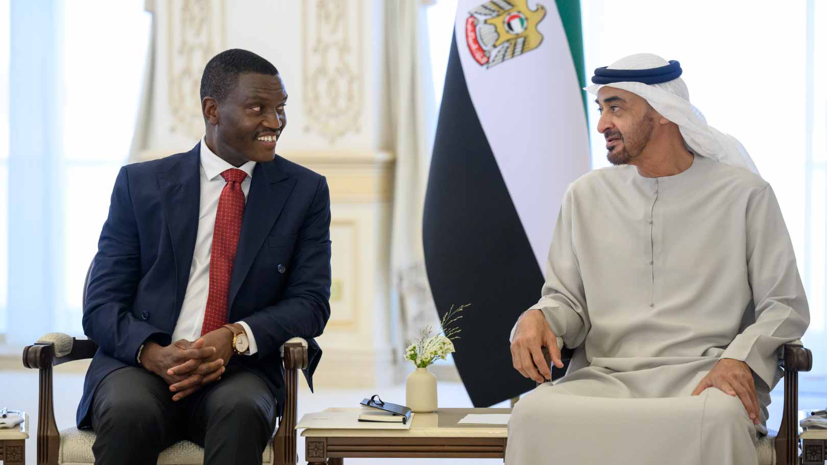 Image for the title: UAE President receives written message from SAfrican President 