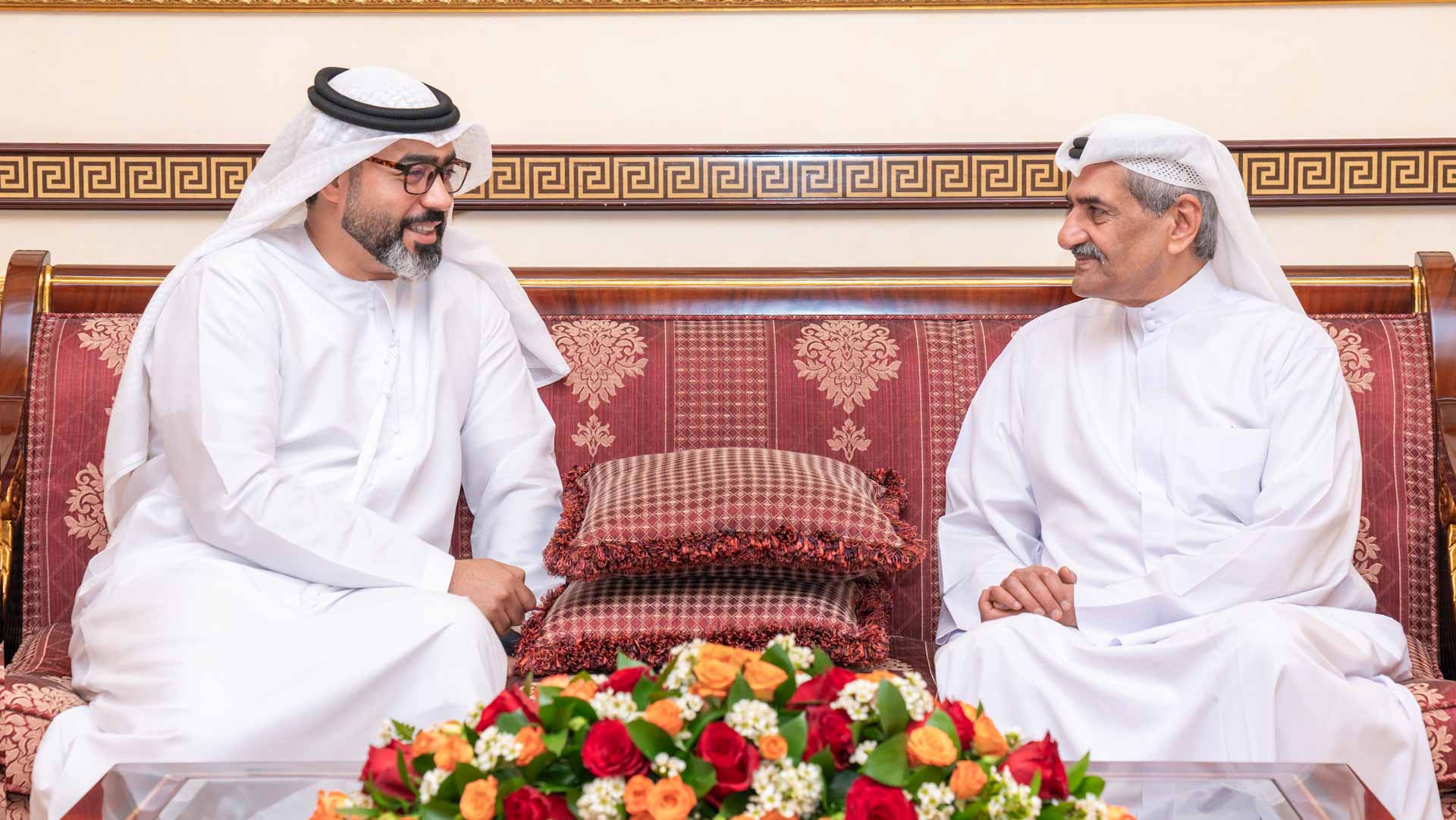 Image for the title: Fujairah Ruler receives UAE Ambassador to Bangladesh 
