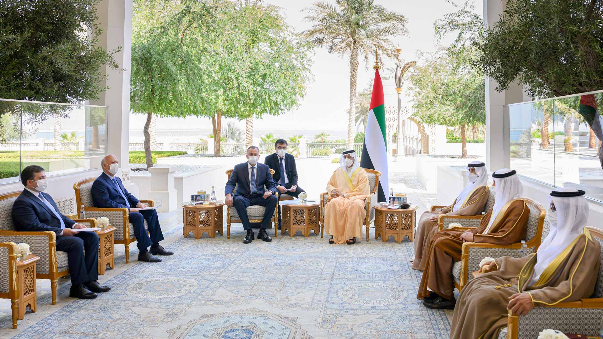 Image for the title: UAE President receives written letter from Tajik President 