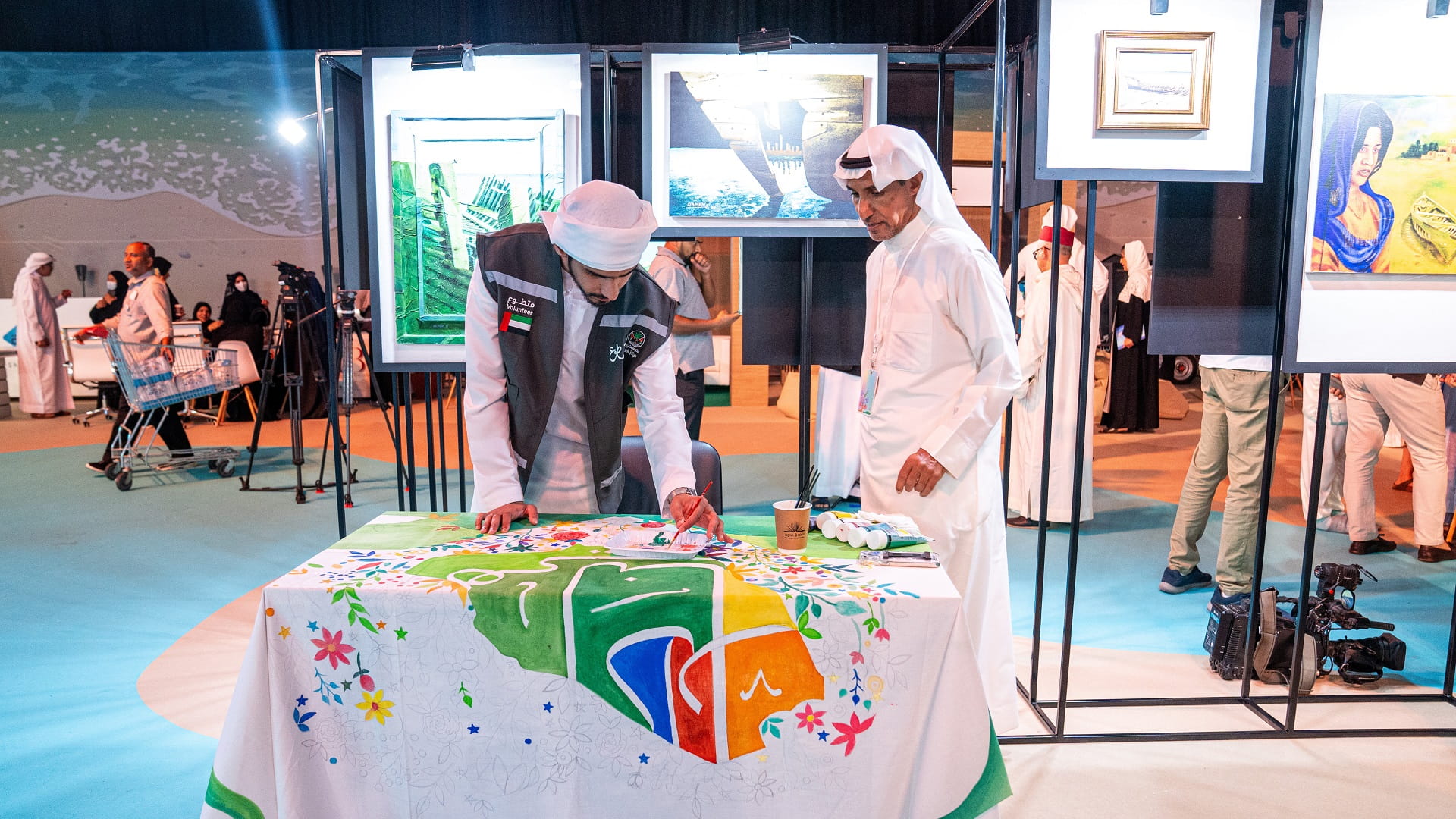 Image for the title: 90 volunteers from SVC take part in SINF 