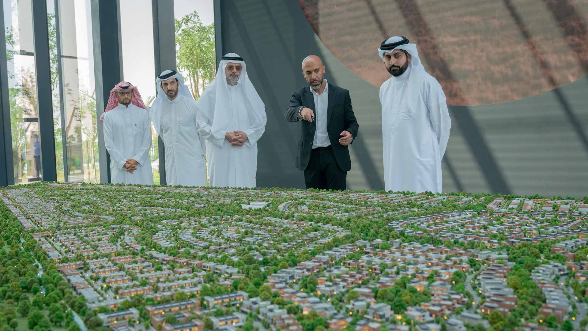 Image for the title: Sharjah Crown Prince inaugurates "Masaar" in Al-Suyoh suburb 