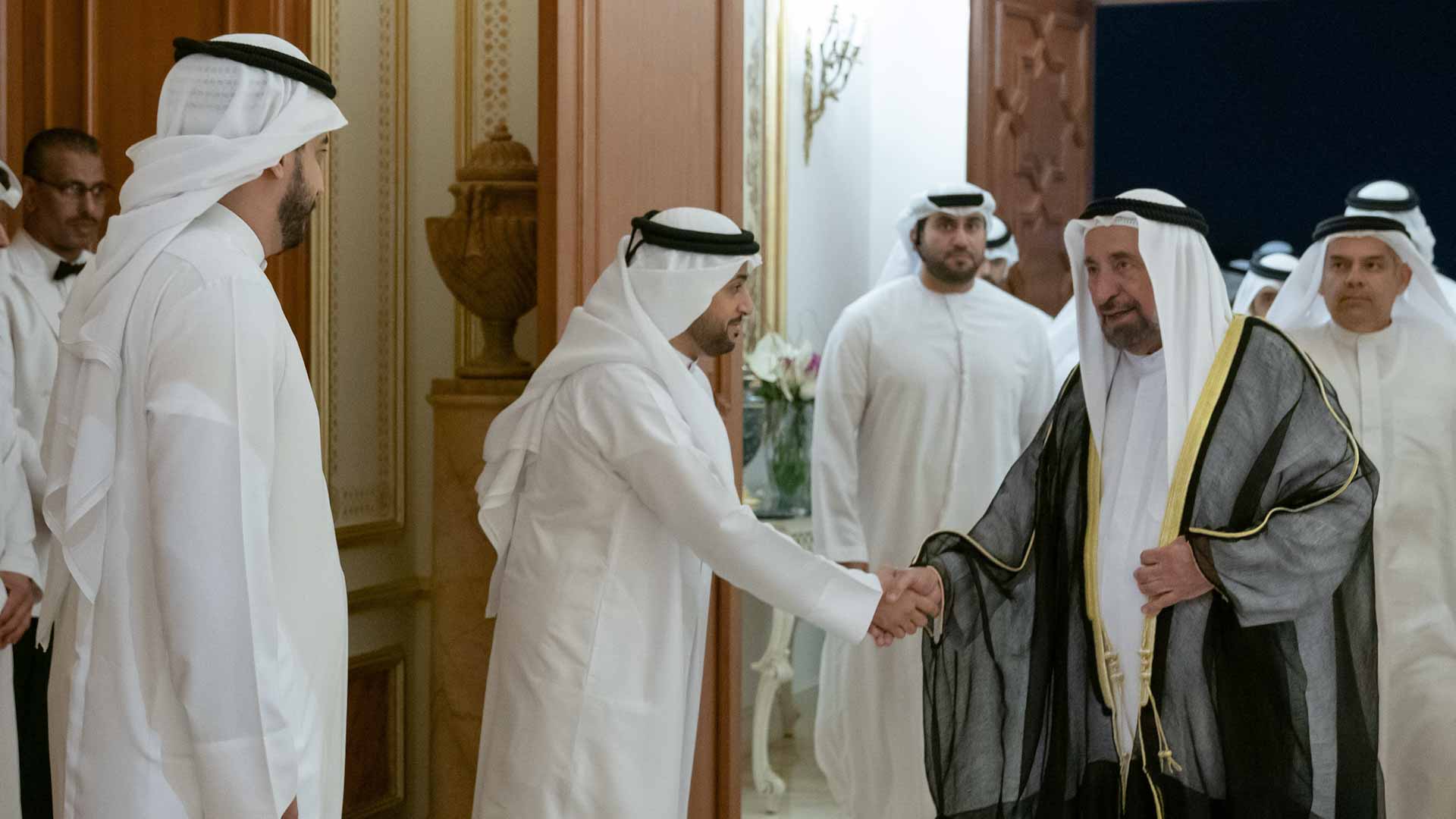 Image for the title: Sharjah Ruler continues to receive Ramadan well-wishers 