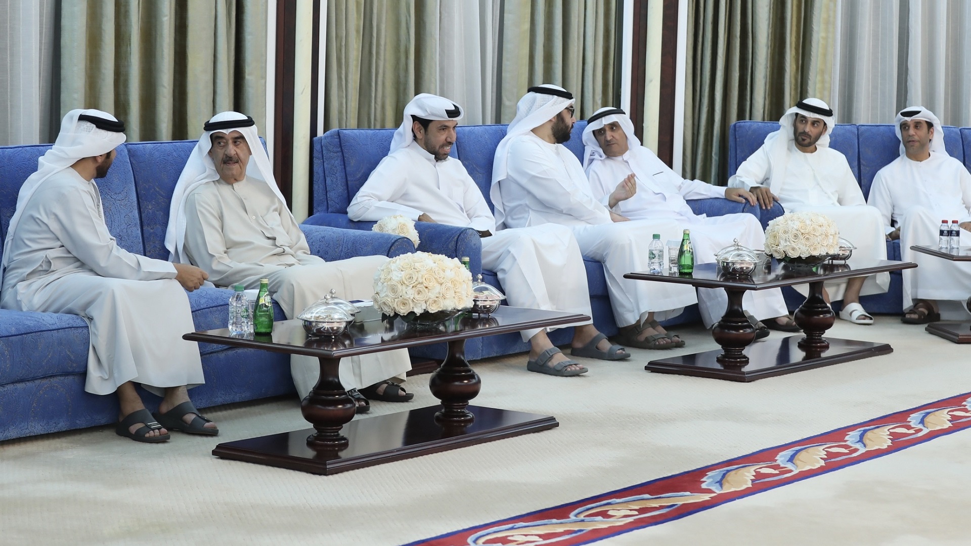 Image for the title: Umm Al Qaiwain Ruler receives Ramadan well-wishers 