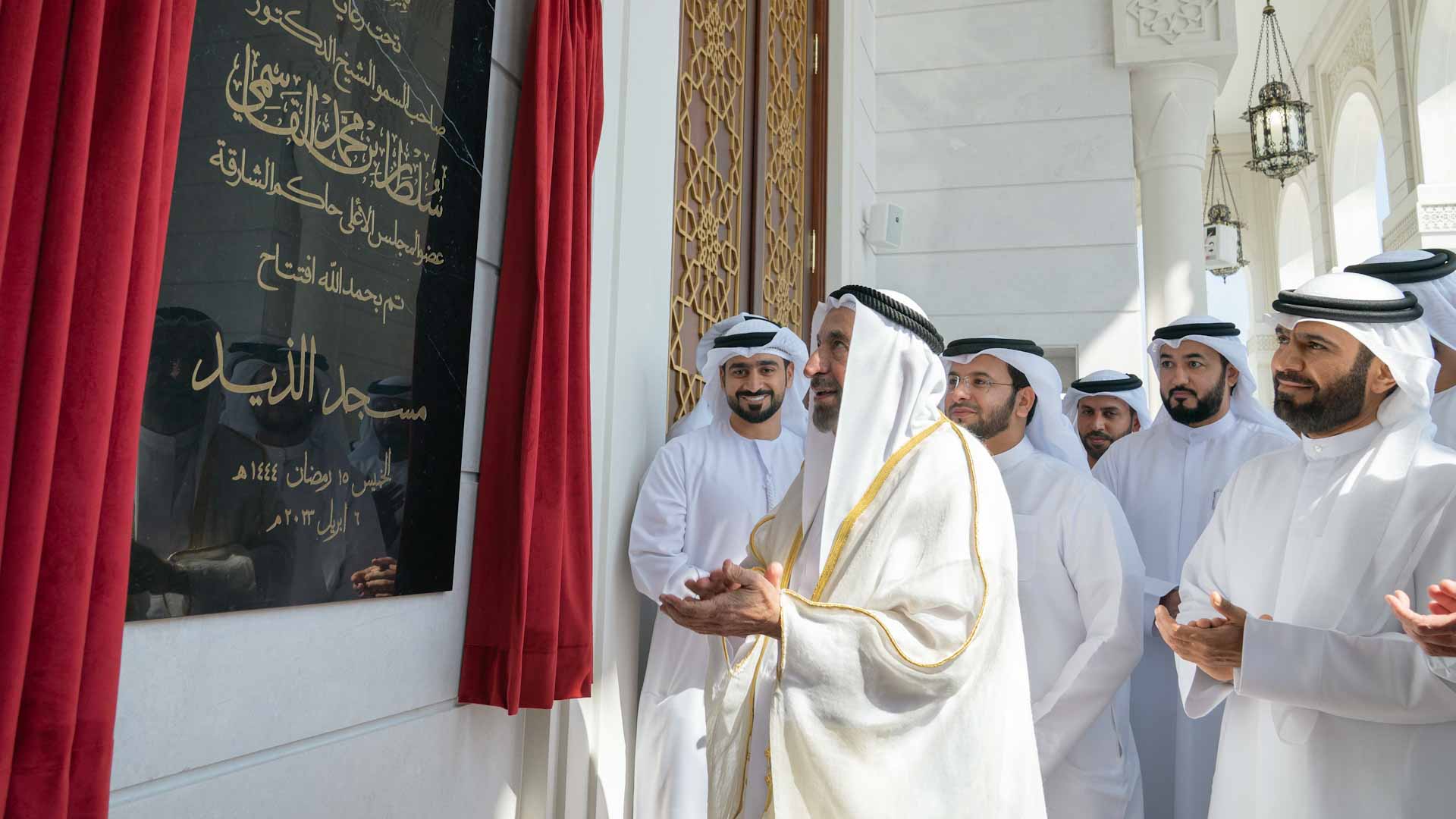 Image for the title: Sharjah Ruler inaugurates Al Dhaid Mosque 