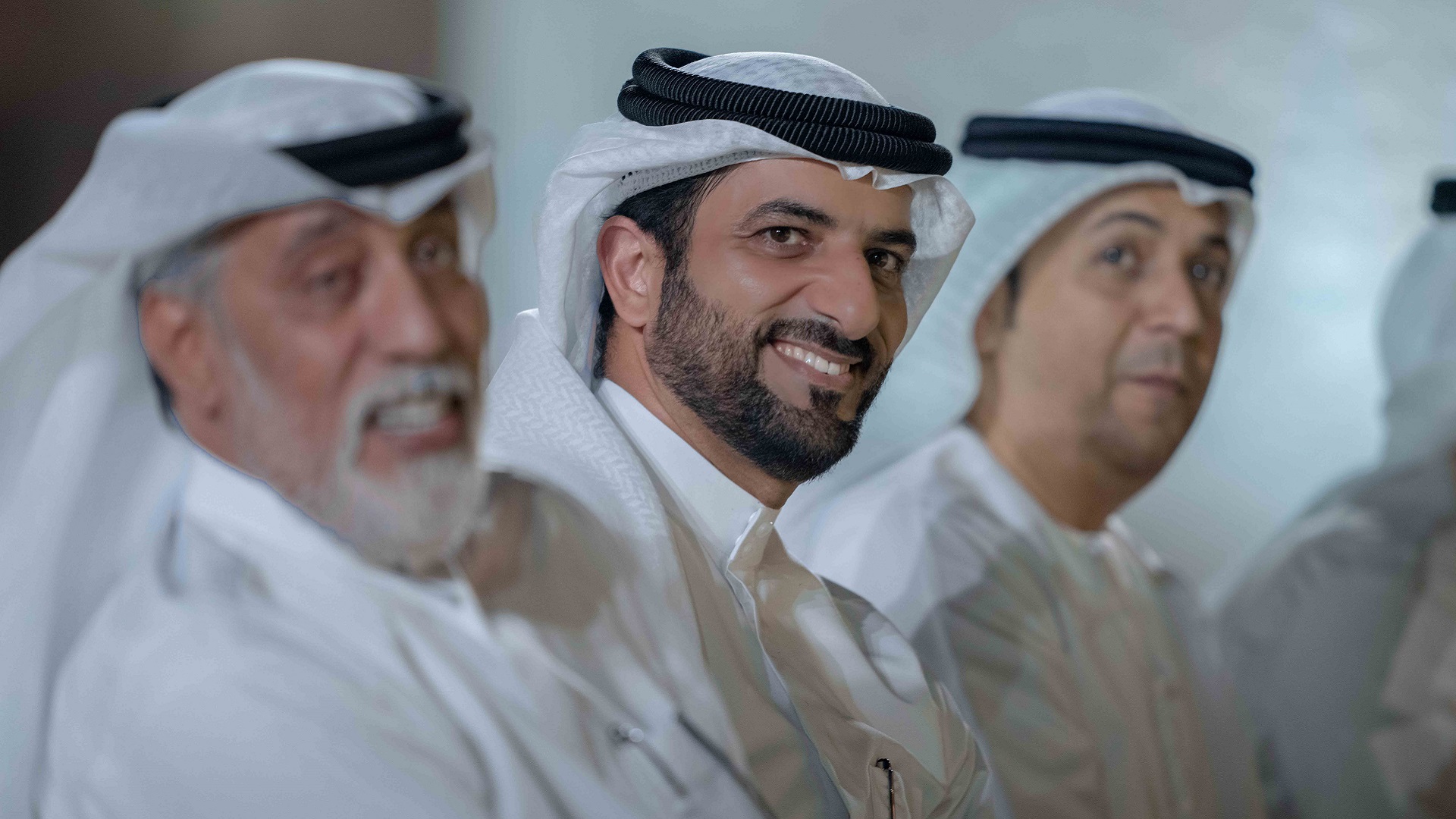 Image for the title: Sultan bin Ahmed attends the Ramadan Majlis finale 