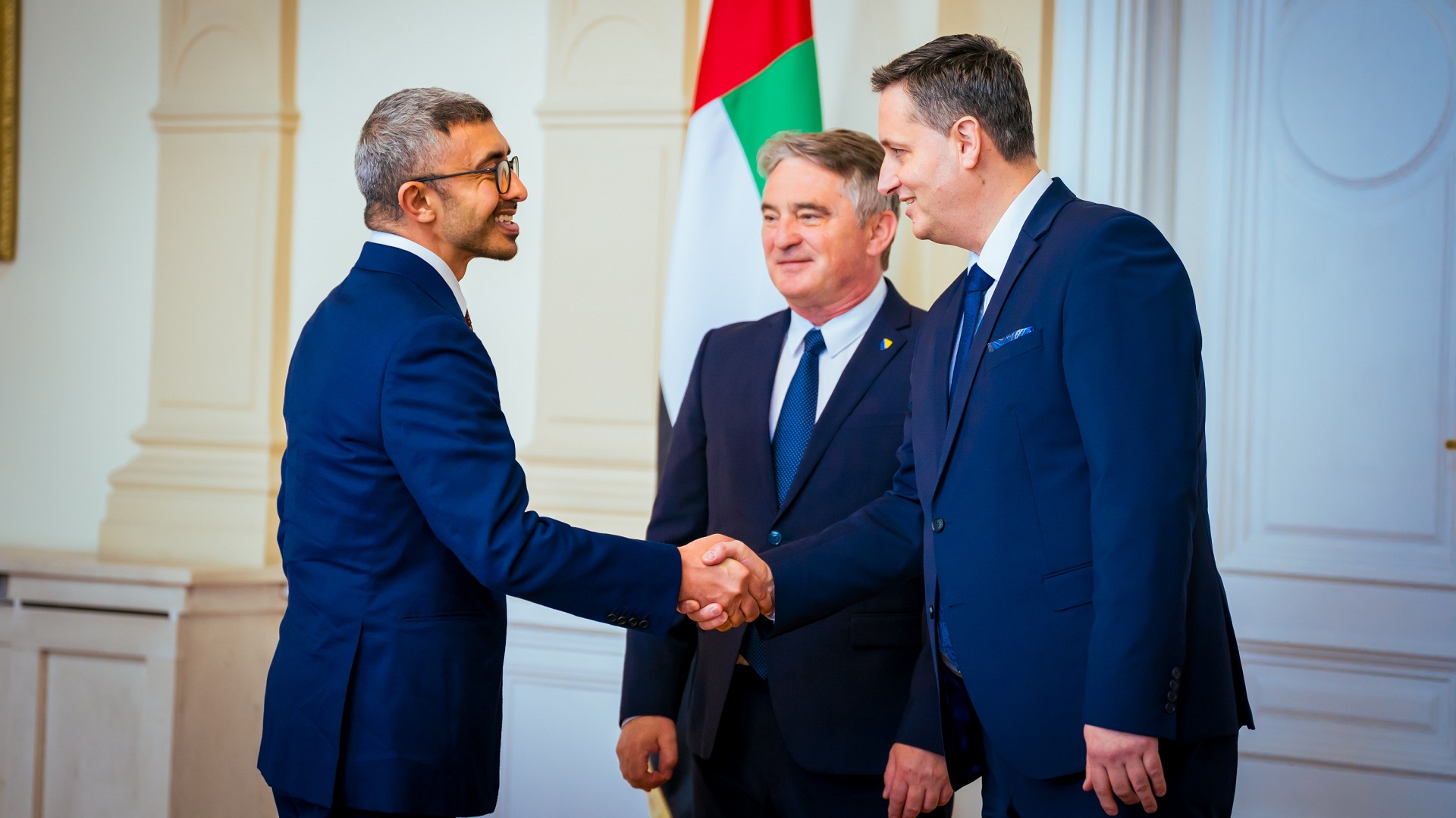 Image for the title: UAE FM meets members of Presidency of Bosnia and Herzegovina 