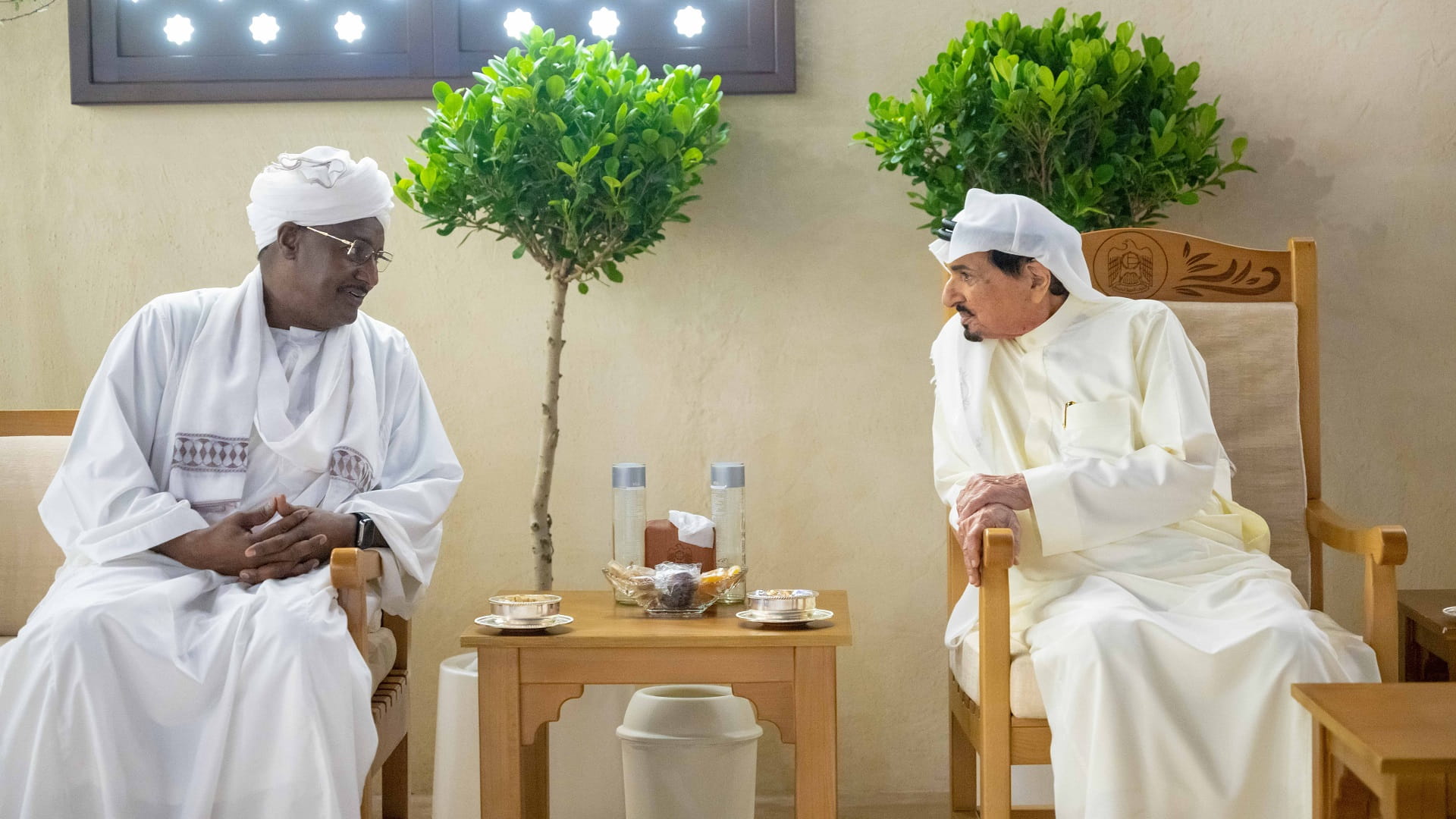 Image for the title: Ajman Ruler receives Ramadan well-wishers 