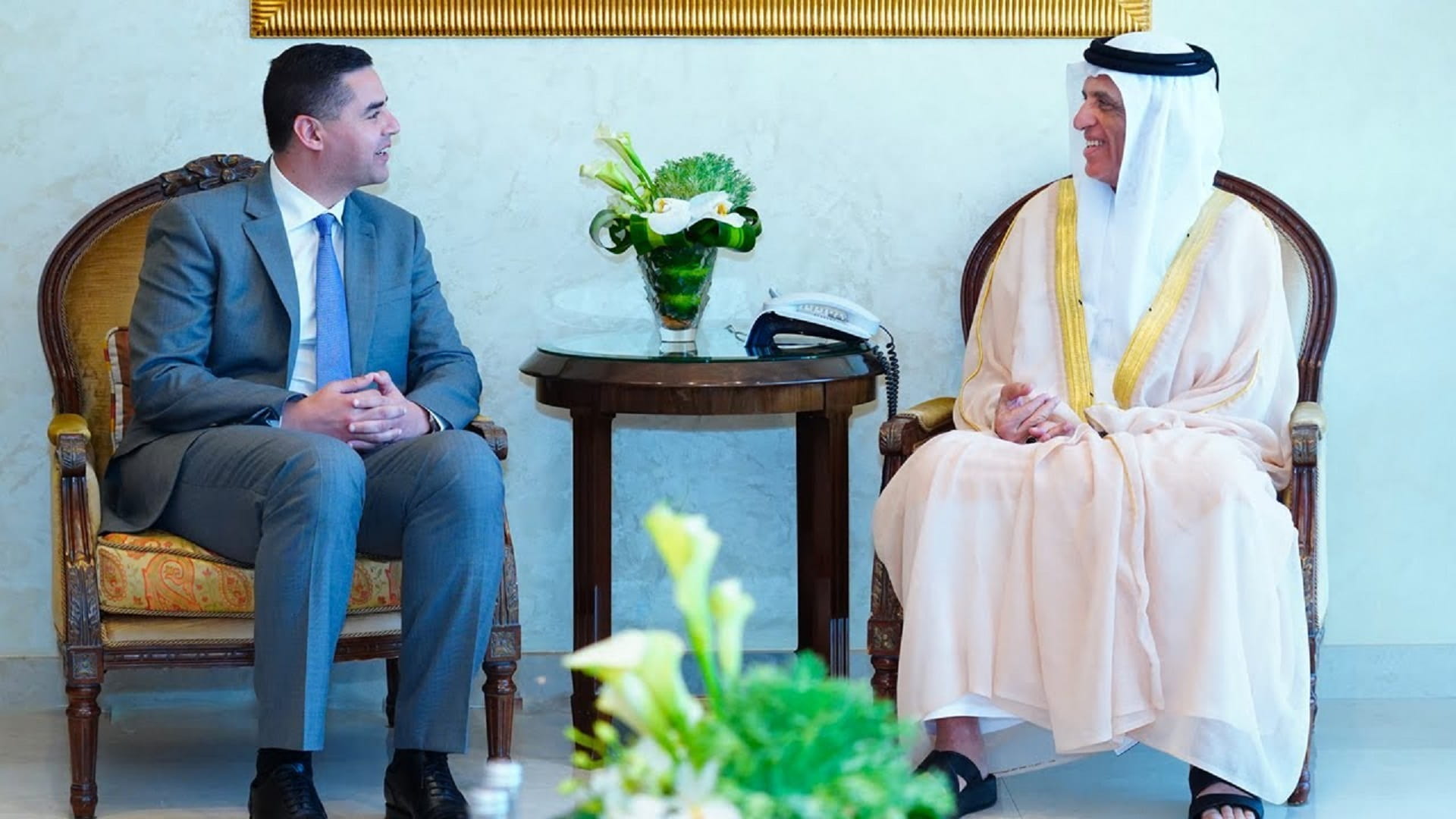 Image for the title: RAK Ruler receives Malta's 'Minister of Foreign Affairs' 