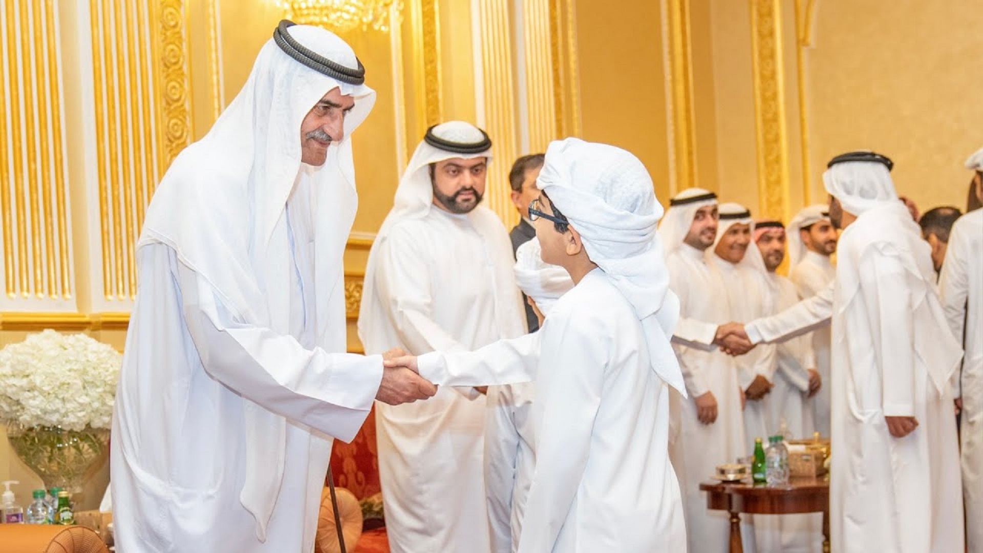 Image for the title: Fujairah Ruler receives Ramadan well-wishers 