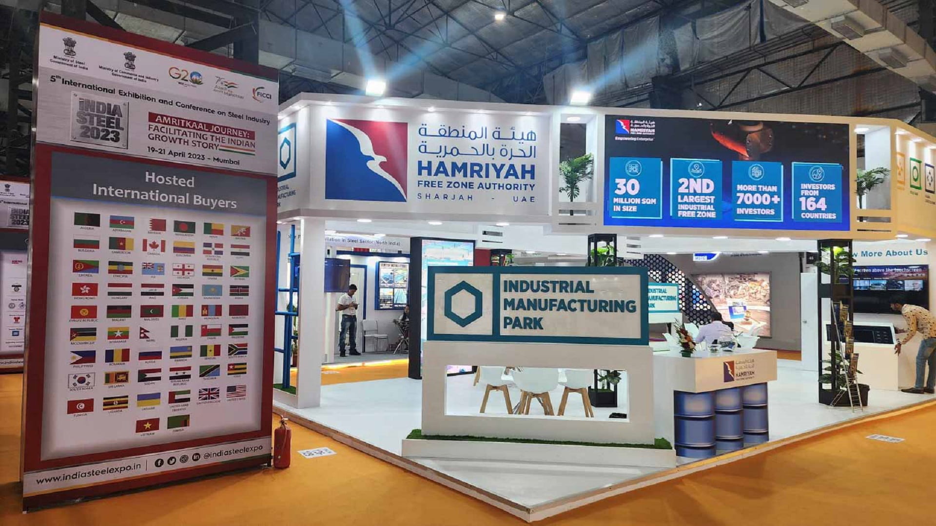 Image for the title: HFZA wraps up successful participation at India Steel 2023 