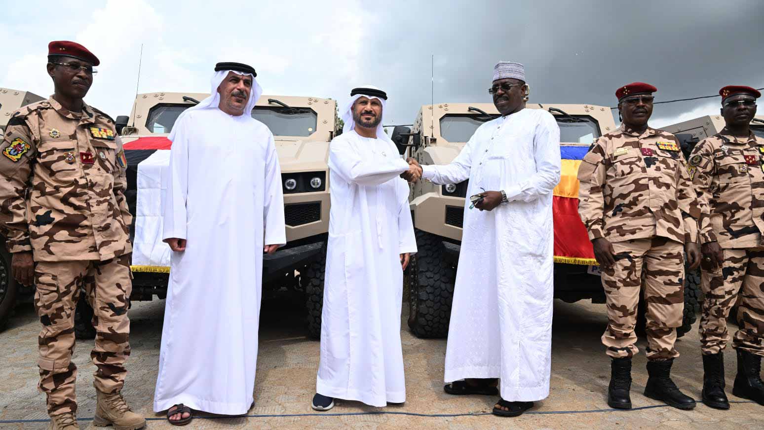 Image for the title: UAE provides Chad with military and security equipment 