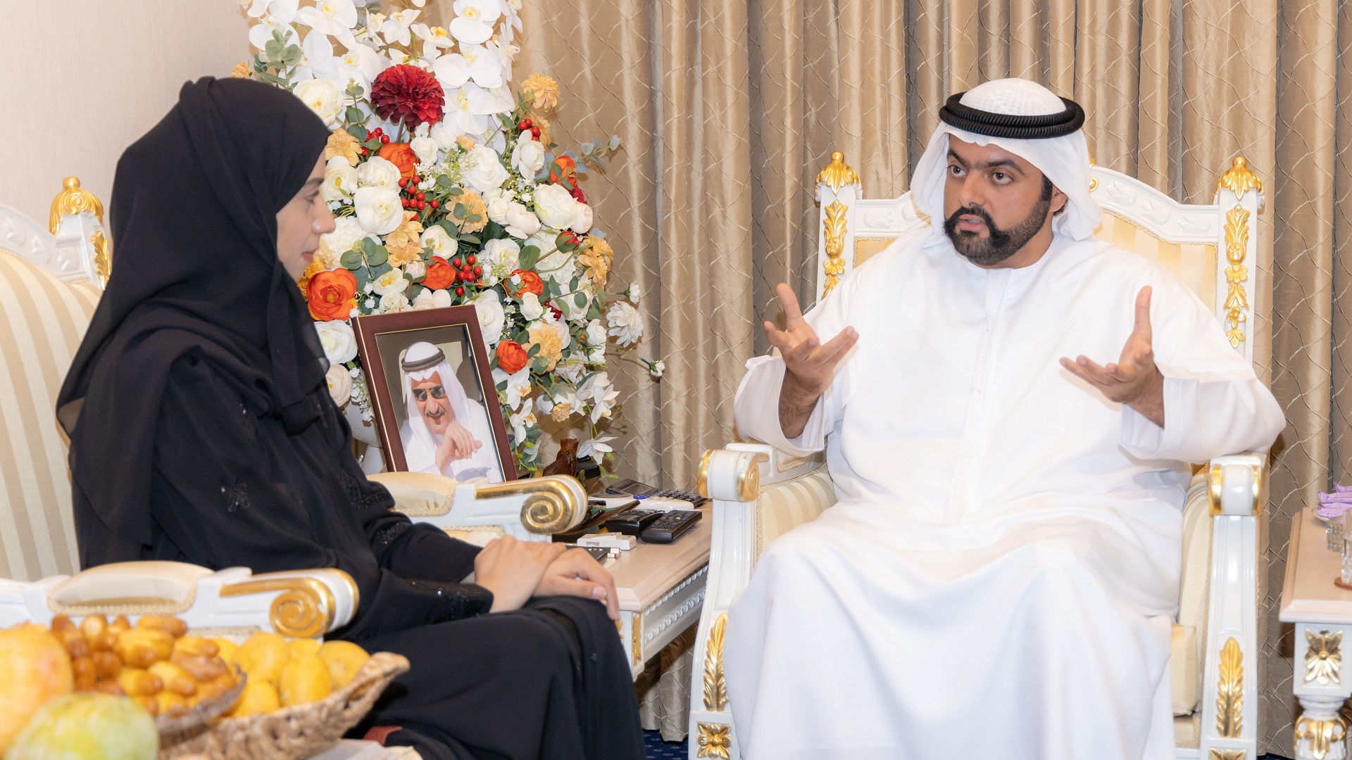 Image for the title: Mohammed Al Sharqi briefed on Fujairah Creative Centre's plans 