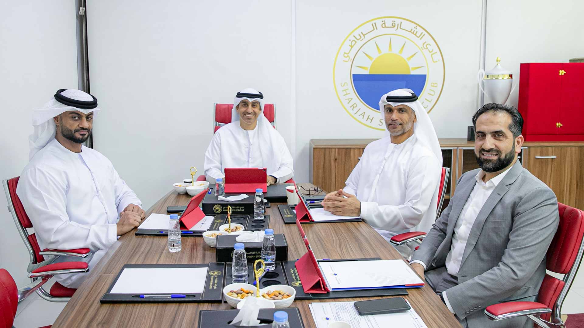 Image for the title: Sharjah Sports Club holds new season meeting 