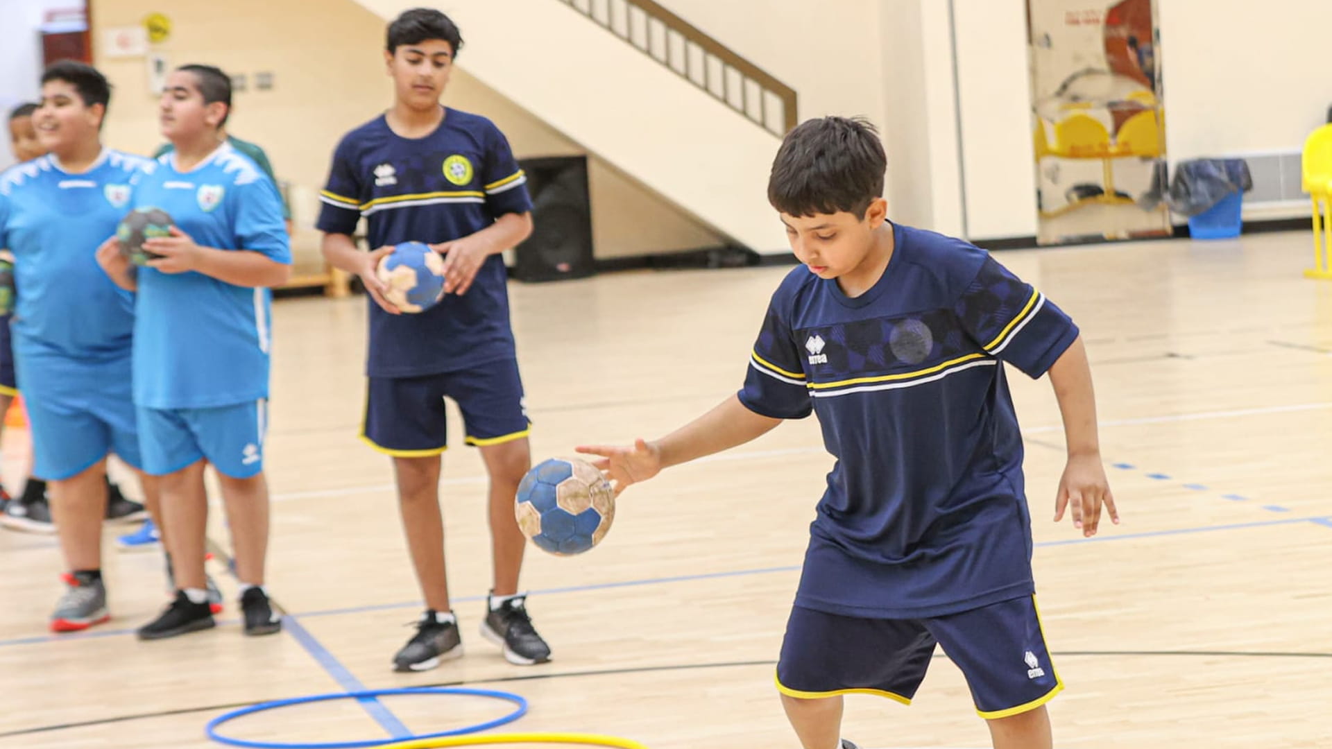 Image for the title: Sharjah Summer Handball attracts "150" players 