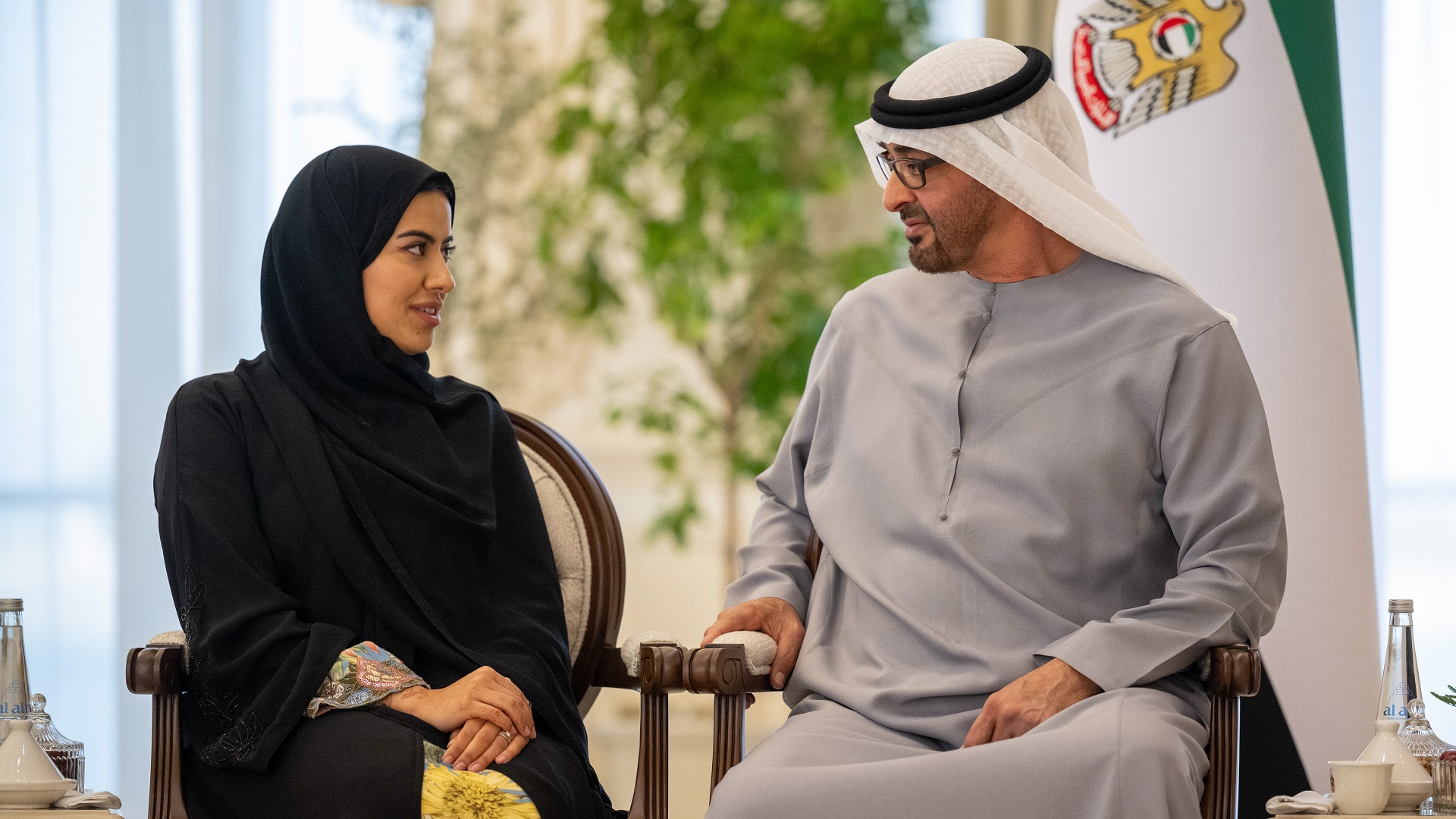 Image for the title: UAE President receives Emirati photographer Noura Al-Neyadi 