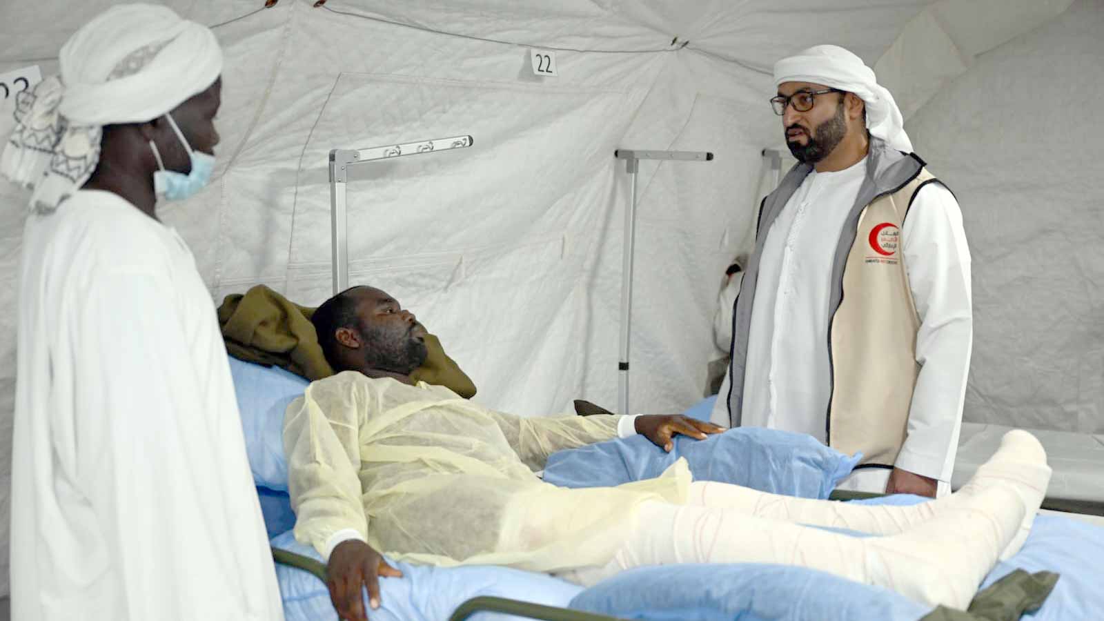 Image for the title: Chad-based UAE field hospital treats 3,509 cases in first month 