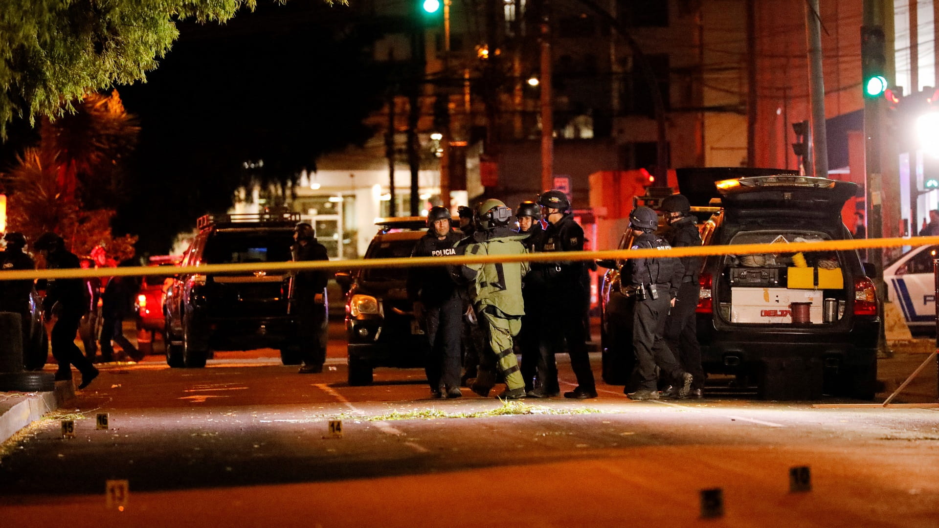 Image for the title: Ecuador presidential candidate assassinated, one suspect dead 
